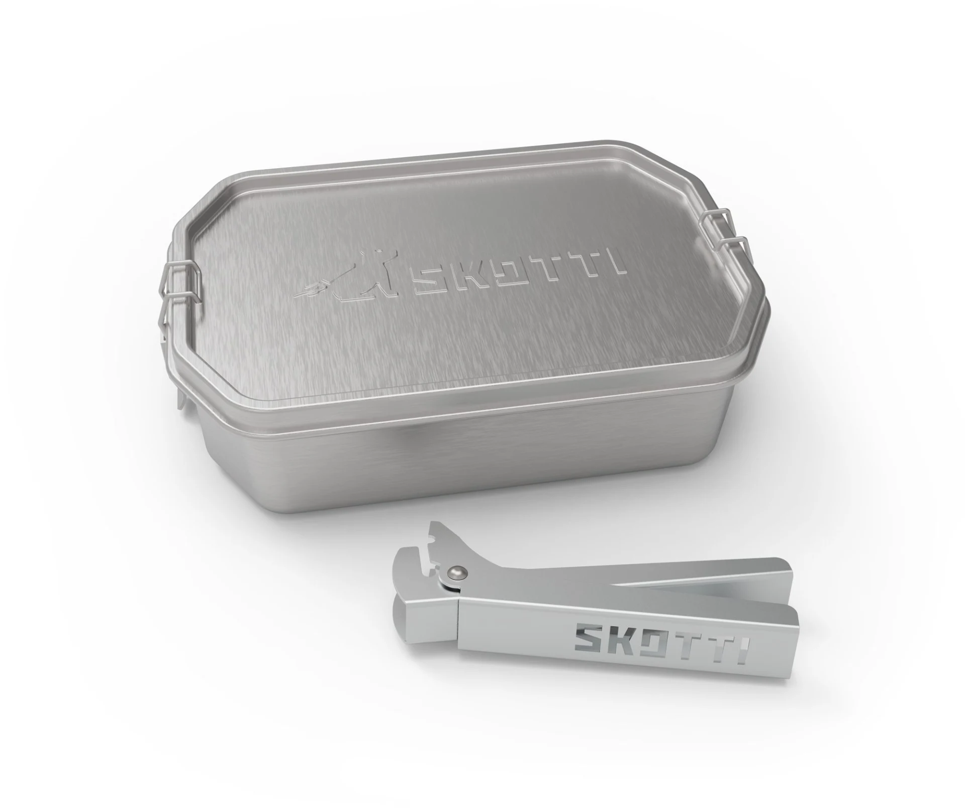 Skotti Multifunktionsbox Boks für Skotti Grill inklusive Hebezange 1 Liter