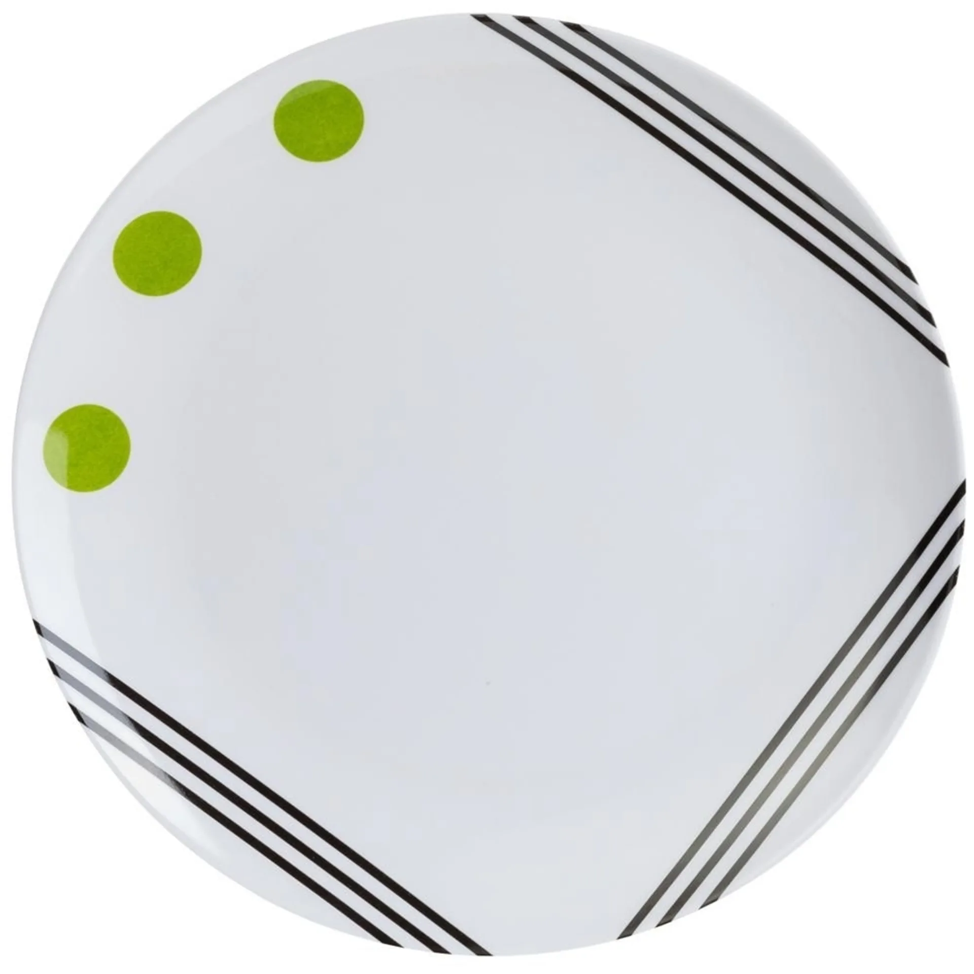 Berger Dots Melamin Essteller 25 cm grün