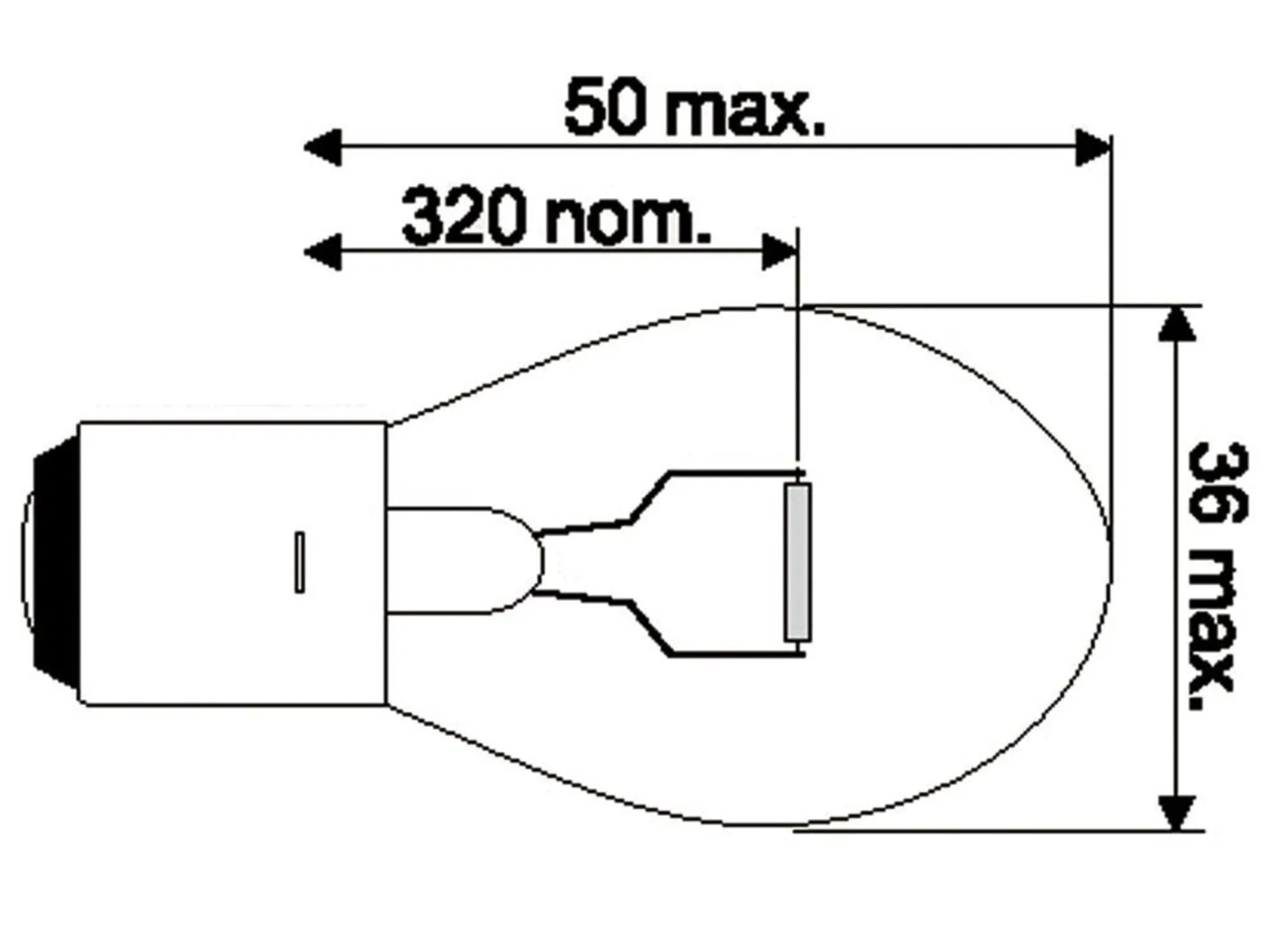 Jahn Glühlampe BA20s 24V 35W 24V 35W