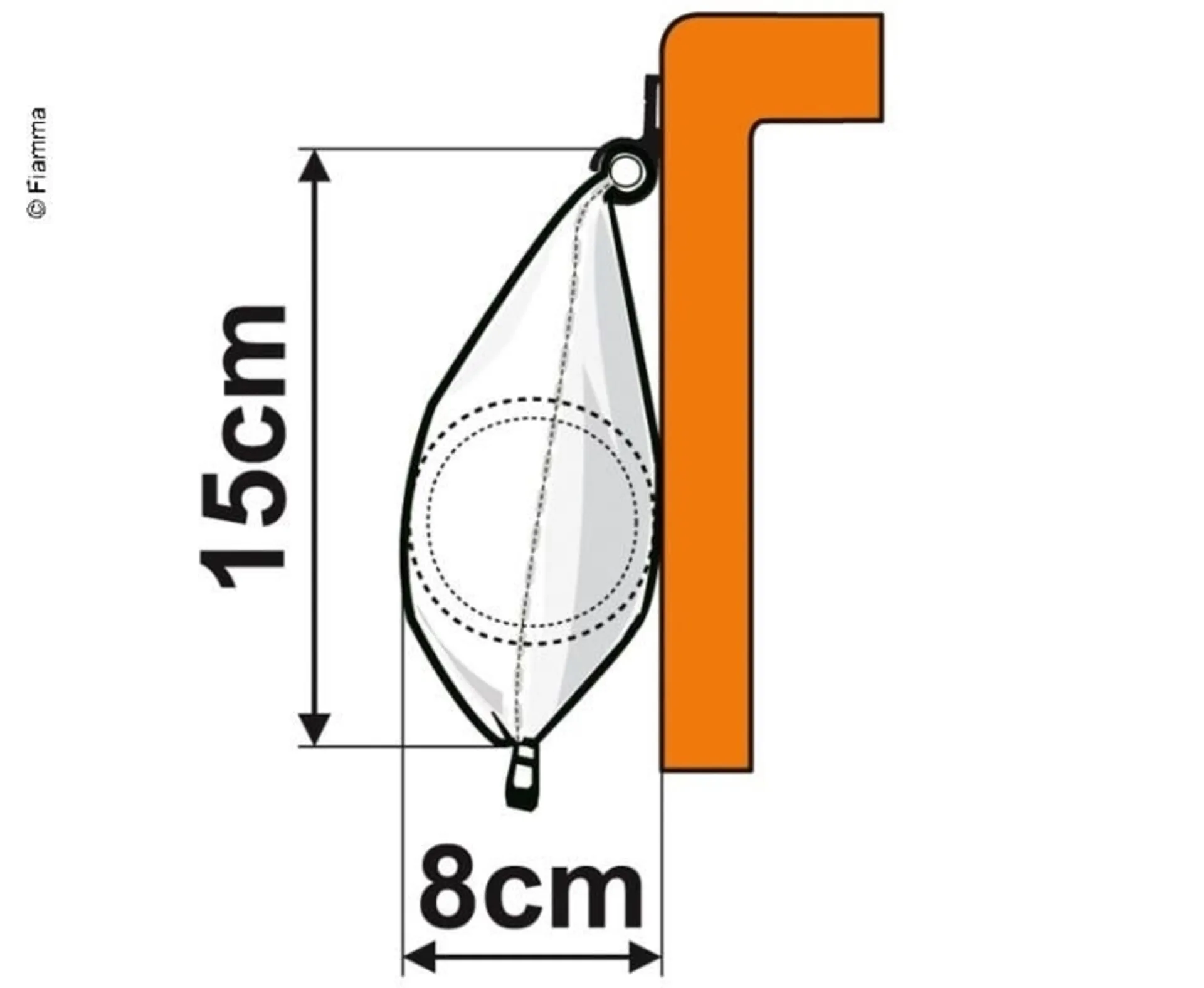 Fiamma Caravanstore Zip 550 XL Royal Grey