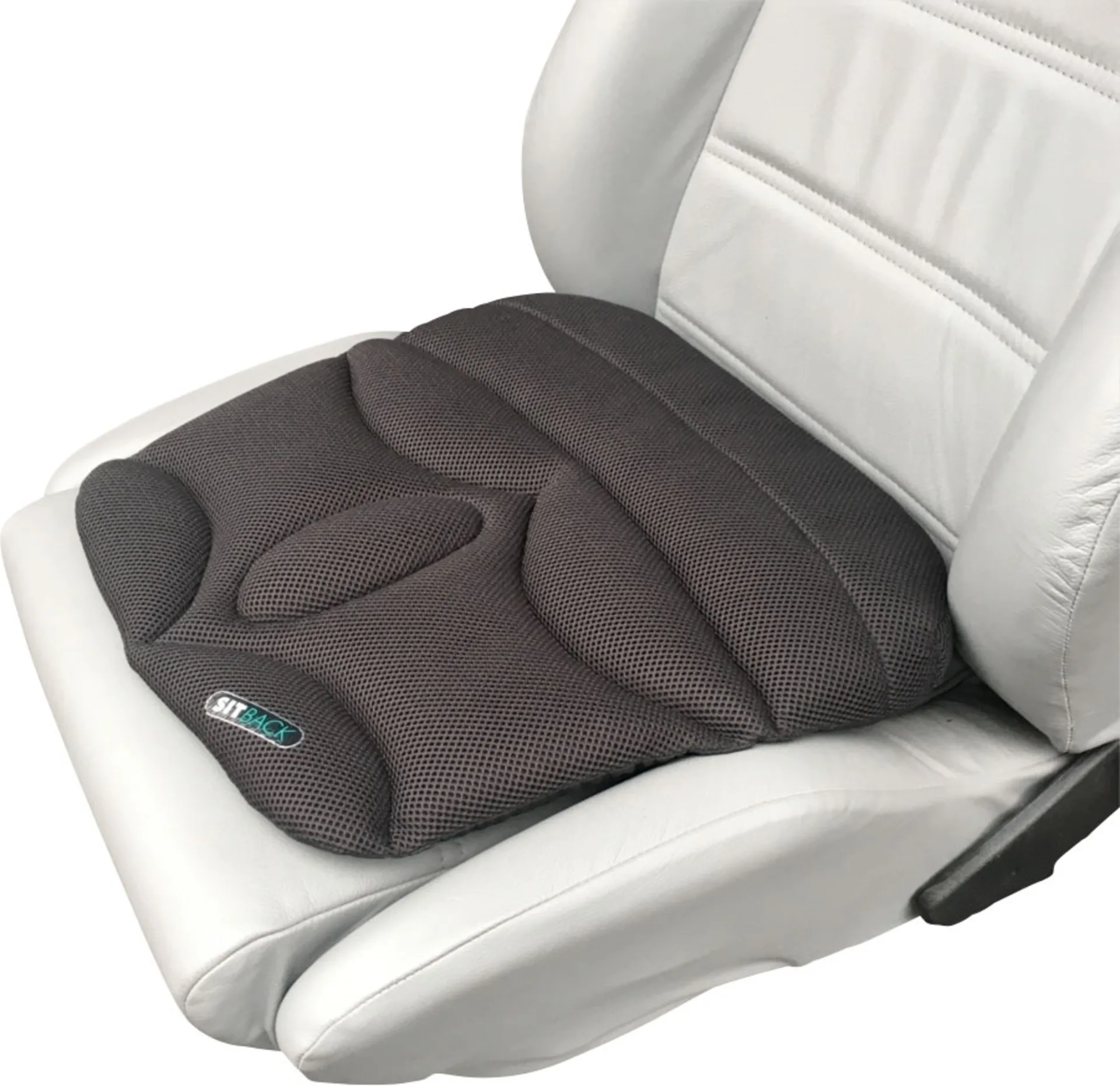 Sitback Basic Living Fahrzeug Sitzkissen 44 x 42 cm 3D Black