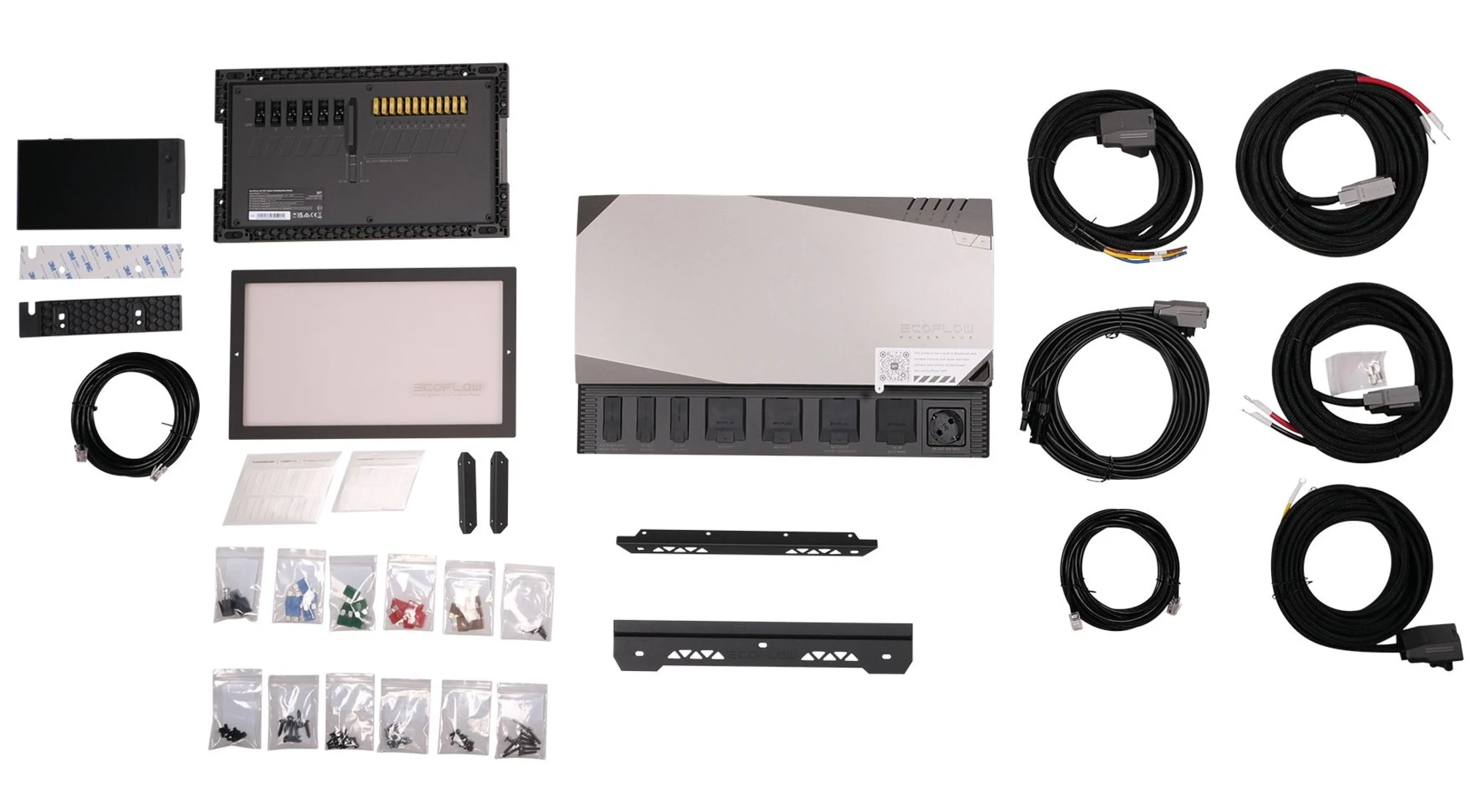 EcoFlow Power Hub Independence Kit: Power Hub / Cable Pack / Distribution Panel / Monitor Stromversorungslösung für Fahrzeuge