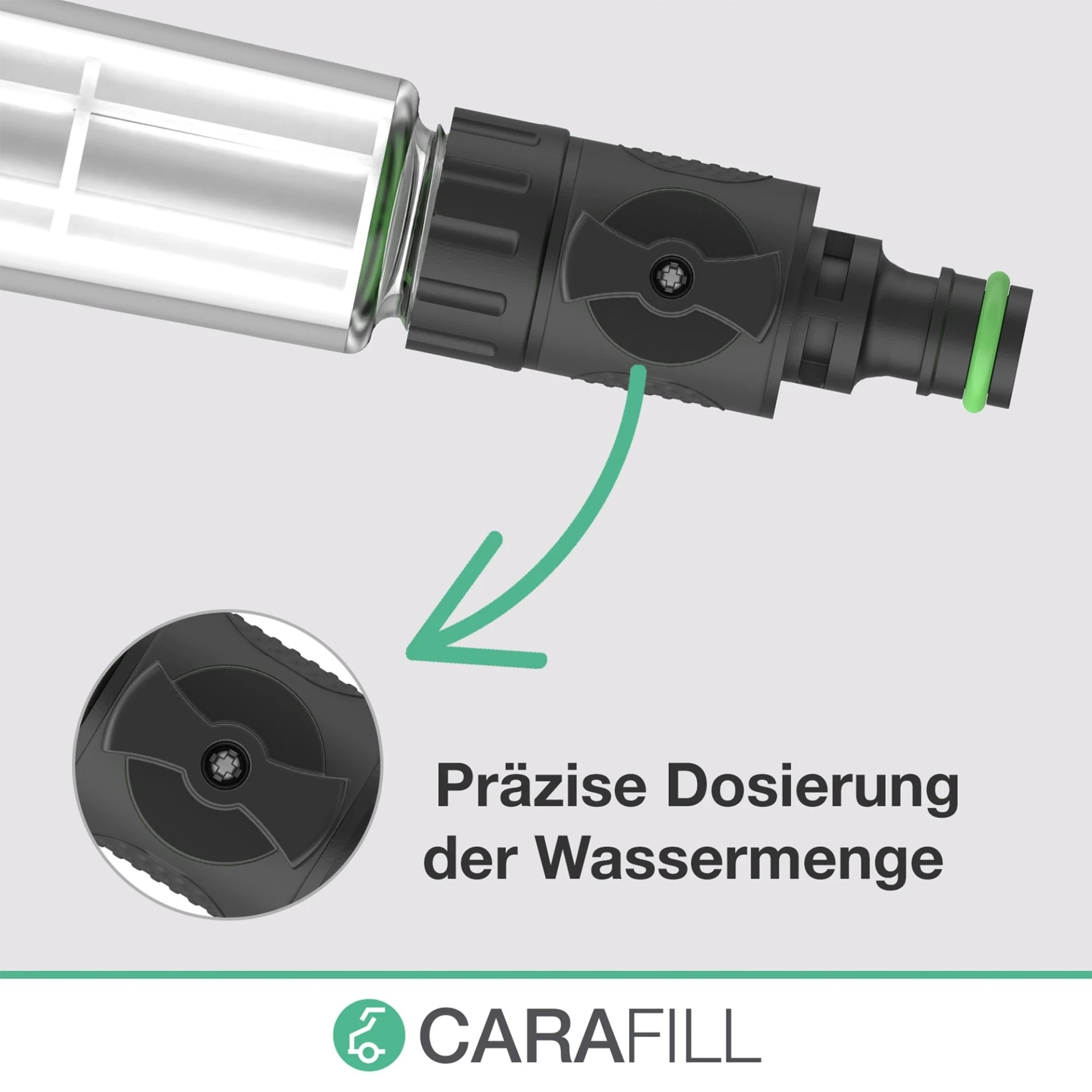 Carafill : coffret de remplissage de réservoir d'eau Compact pour camping-car, caravane / remorque / bateau, avec filtre de remplissage Count et buse de pulvérisation Carafill : coffret de remplissage de réservoir d'eau Compact pour camping-car, caravane / remorque / bateau, avec filtre de remplissage Count et buse de pulvérisation