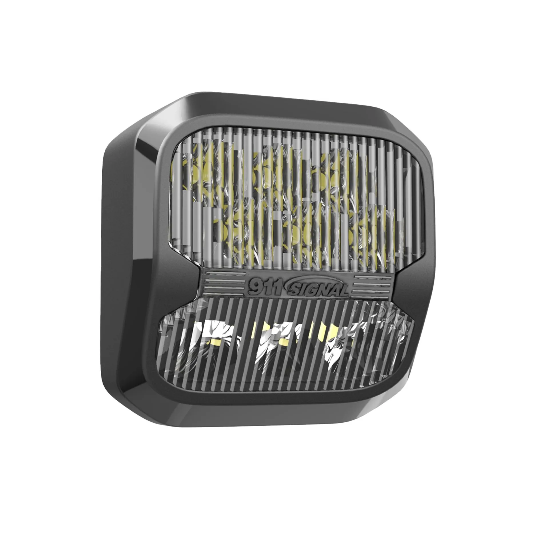 911 Signal LED-Blitzleuchte POLARIS, gelb, ECE- R65 45 x 45 x 19 mm, 13.5 W, IP69K