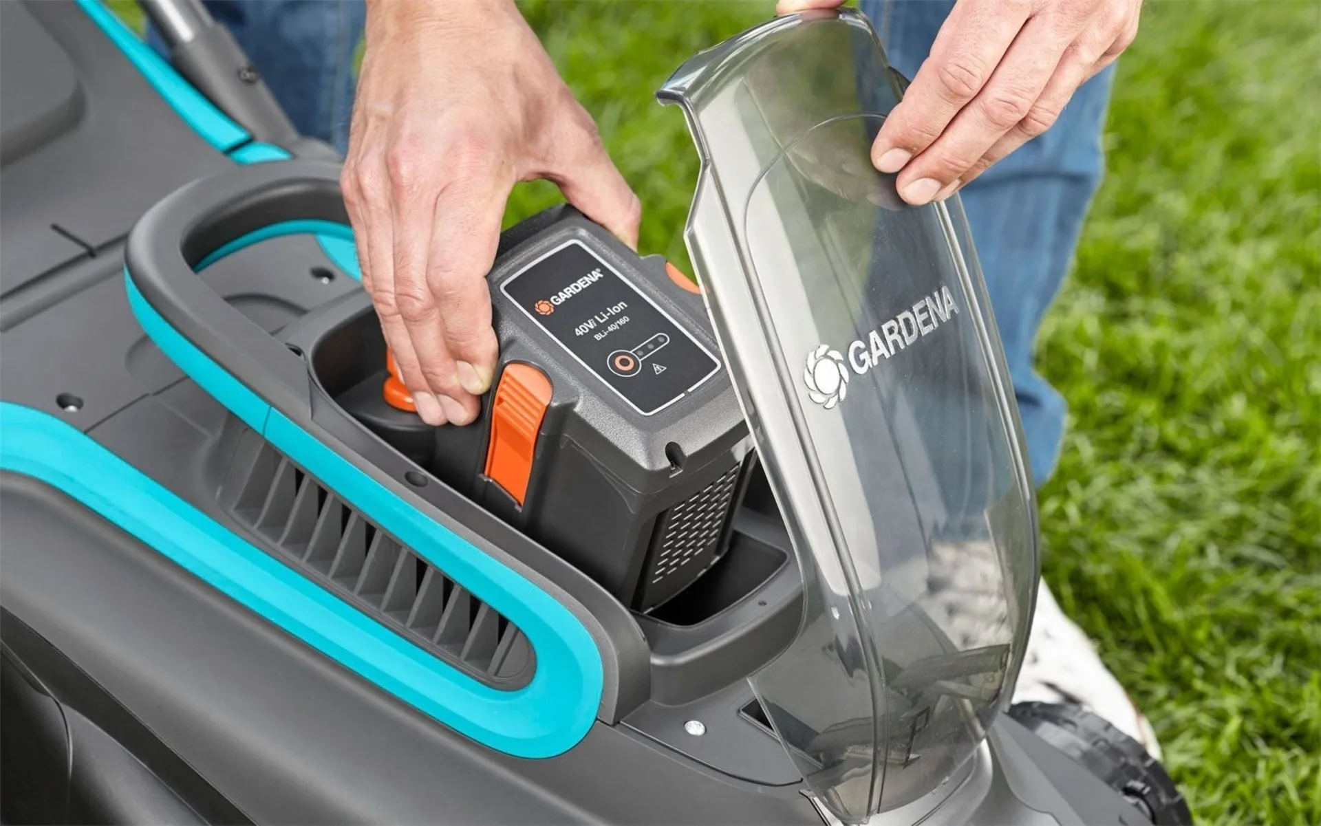 Gardena PowerMax Li-40/37 Akku-Rasenmäher inkl. Ak