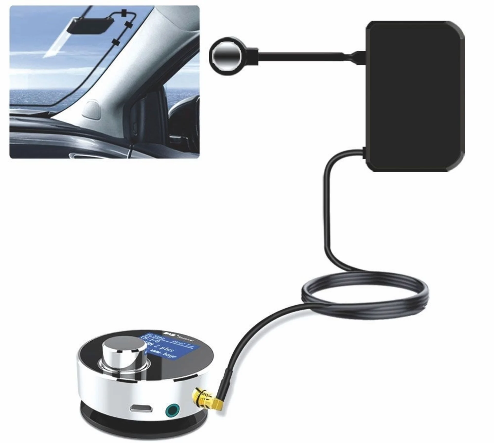 Albrecht DR54 Tuner radio numérique DAB+ / Transmetteur FM