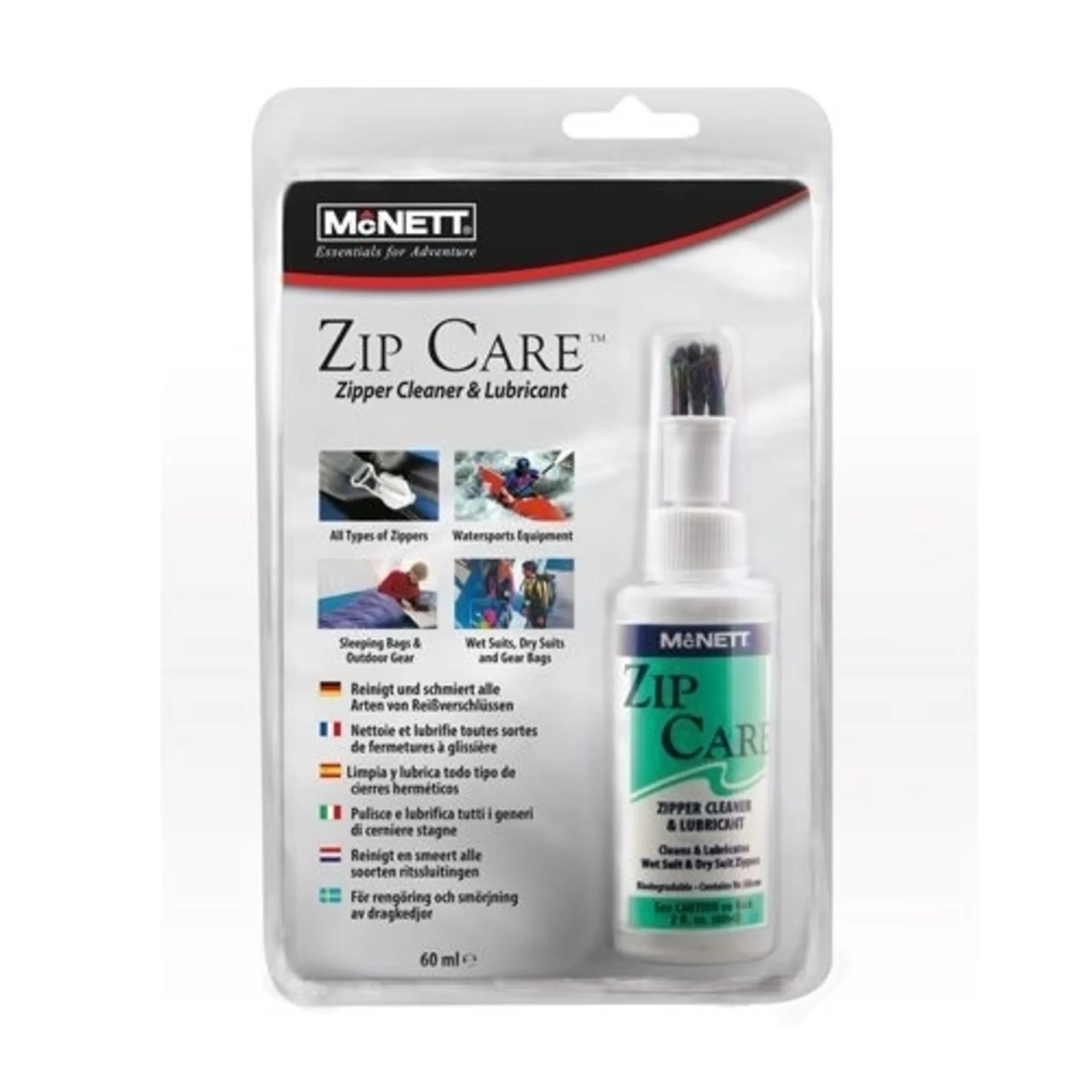 Zip Care 60 ml avec brosse McNett