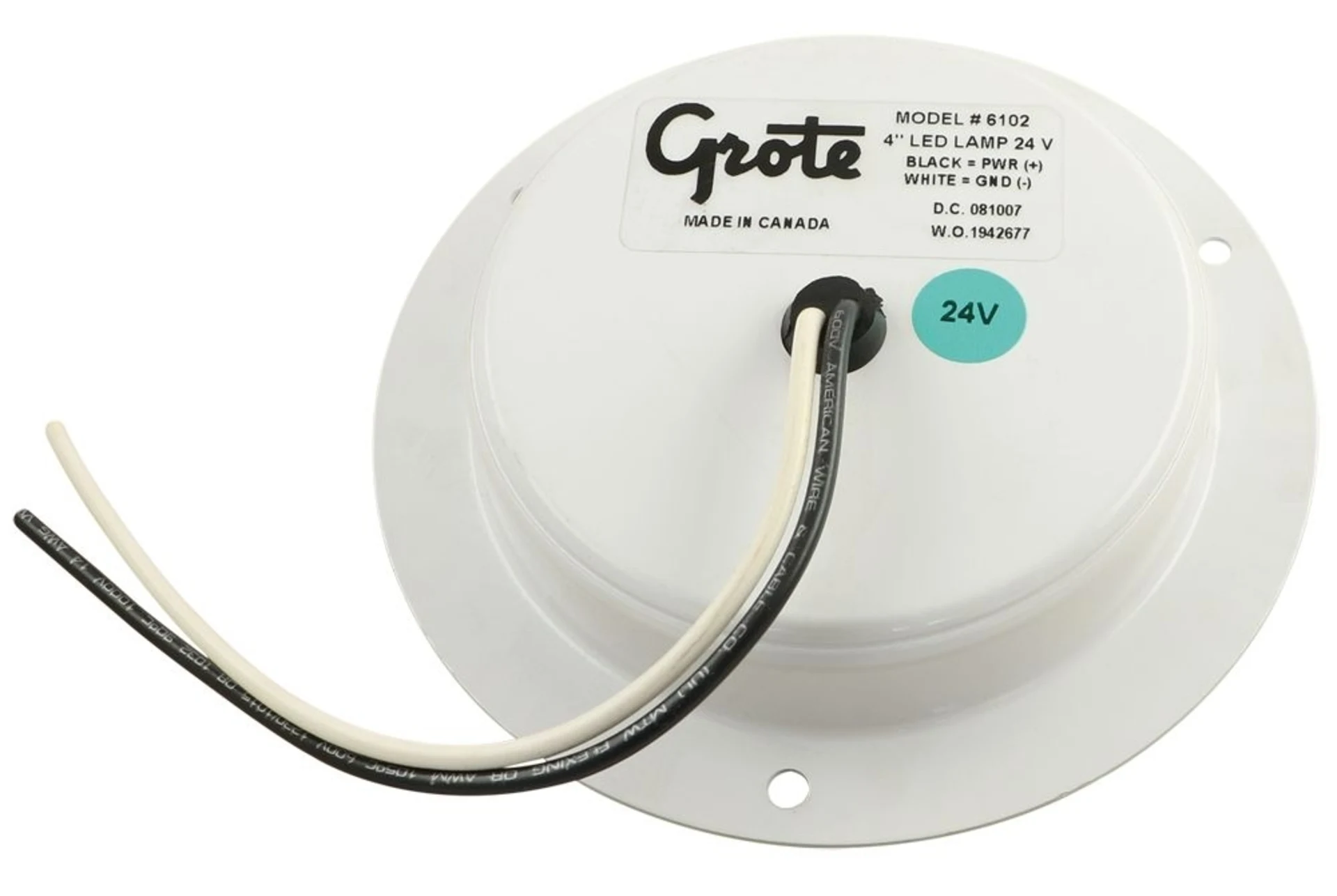 Grote 61141 LED-Einbauleuchte 12V ø138 x 26mm, IP69K, 150 Lumen, 12V
