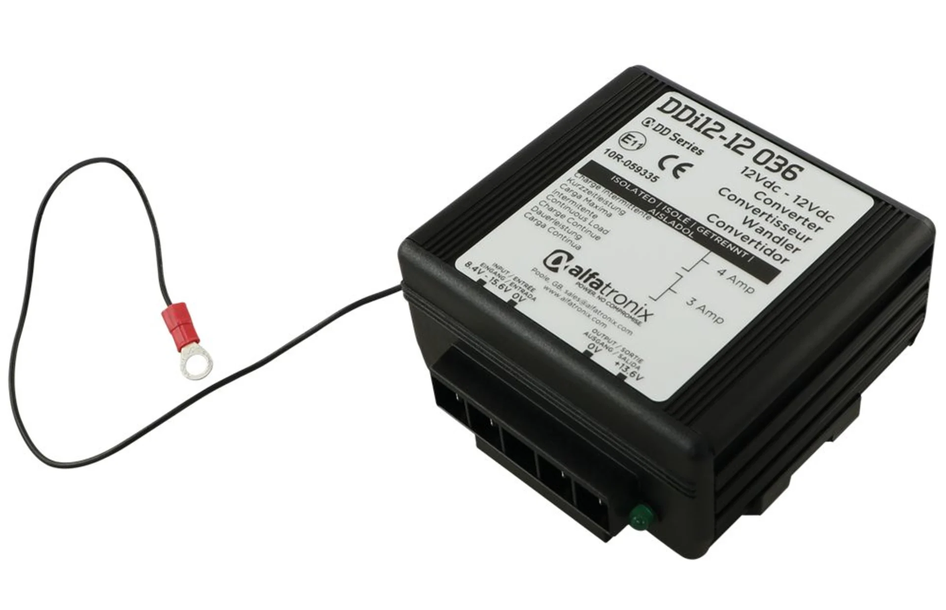 Alfatronix Spannungsstabilisator 12 V/12 V 3 A 89 × 87 × 50 mm