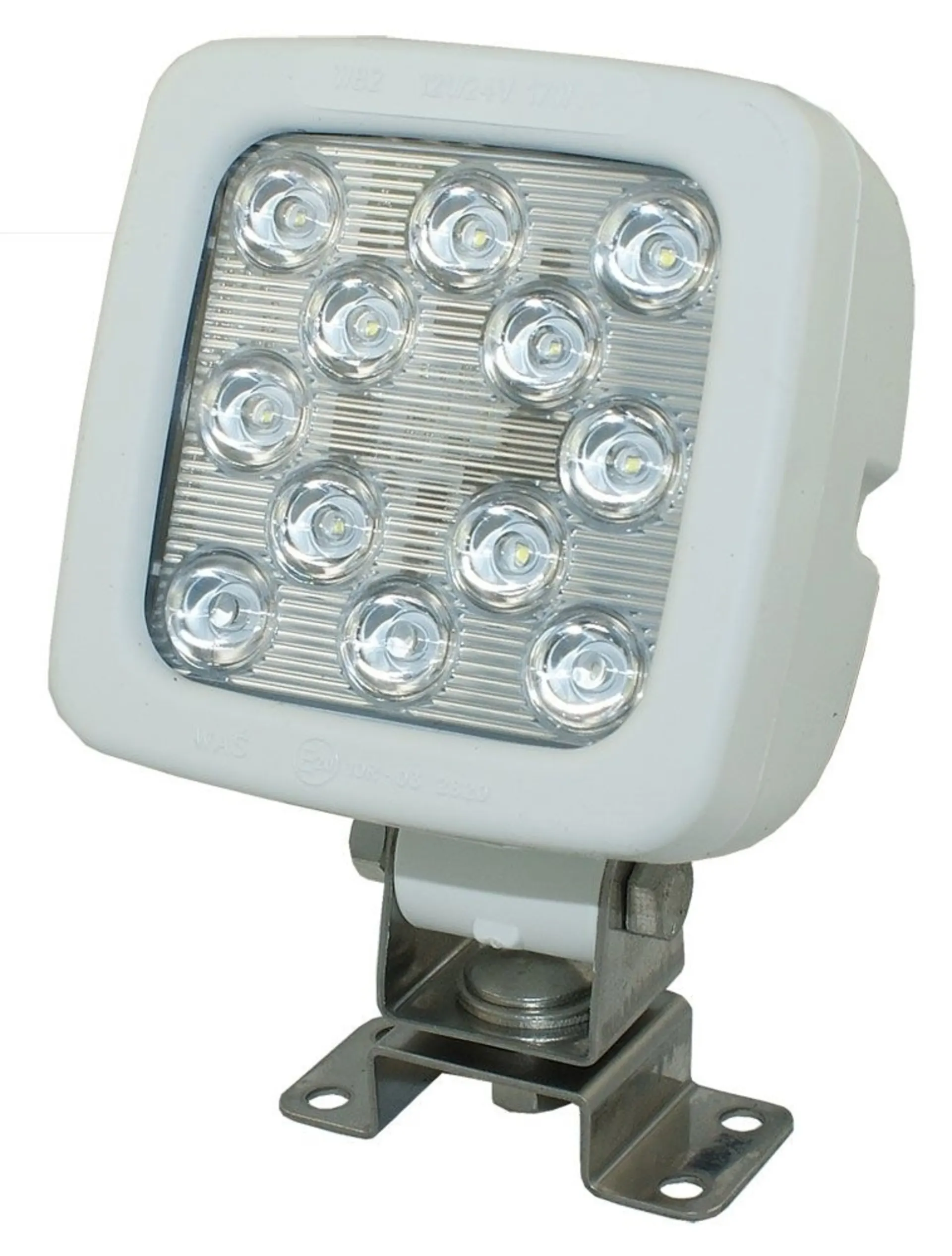 WAS - LED-Arbeitsscheinw. 12/24 V weiss 100 x 100 mm, 2000 Lumen, IP68, 10 - 35 V, 17 W