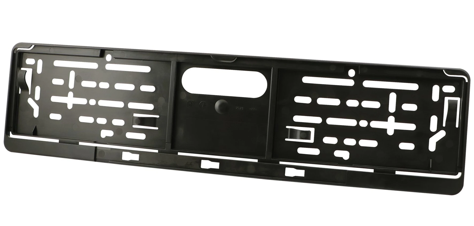 Support de plaque d'immatriculation noir arrière
