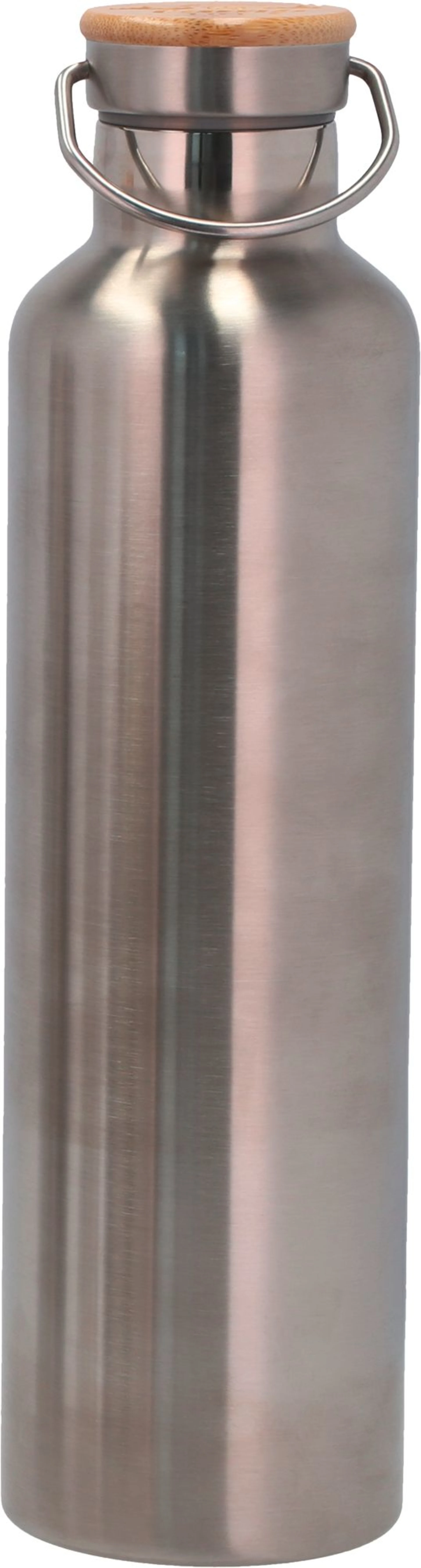 Camplife Isolierflasche mit Bambusdeckel 1000 ml