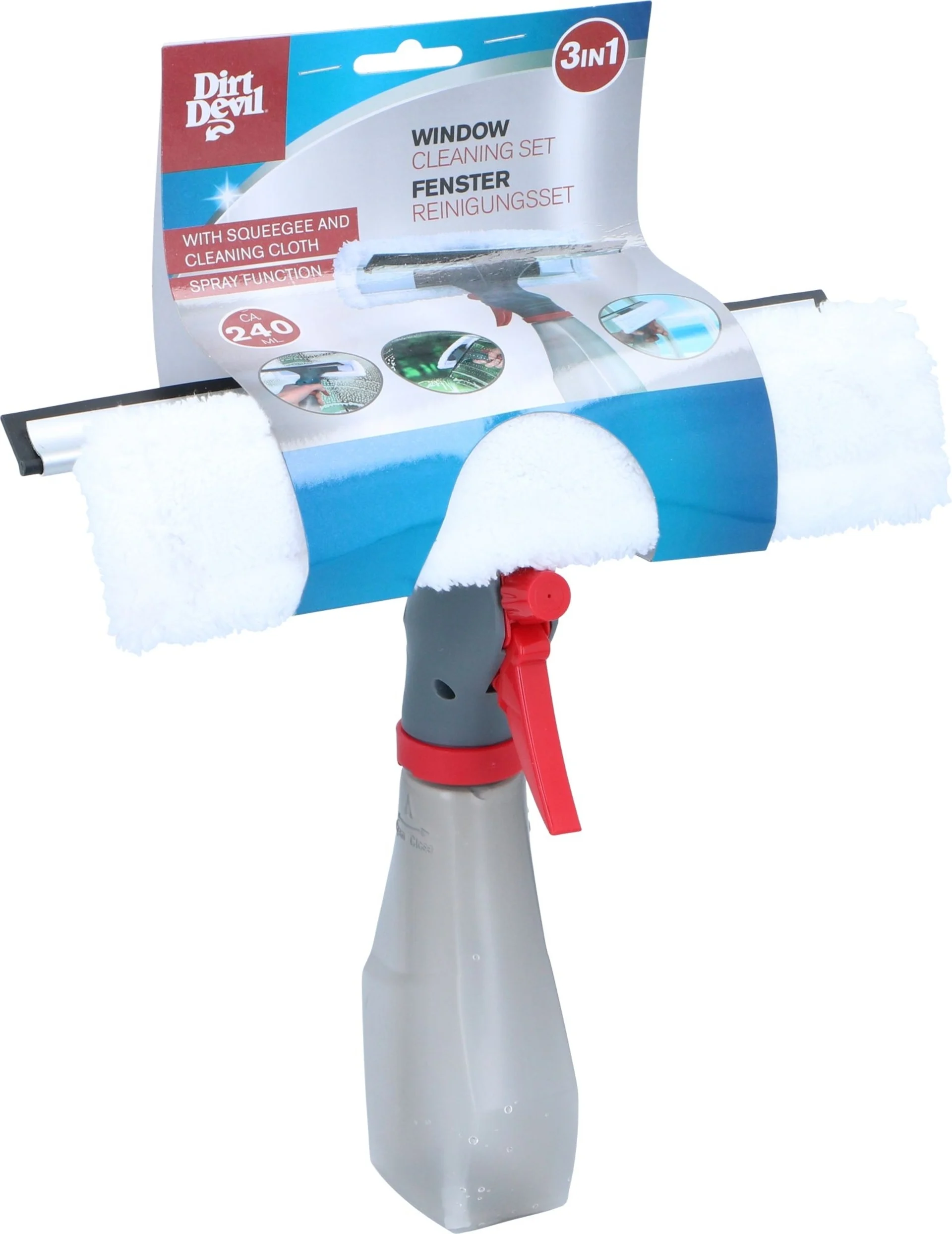 Kit de nettoyage pour vitres 3 en 1 Dirt Devil