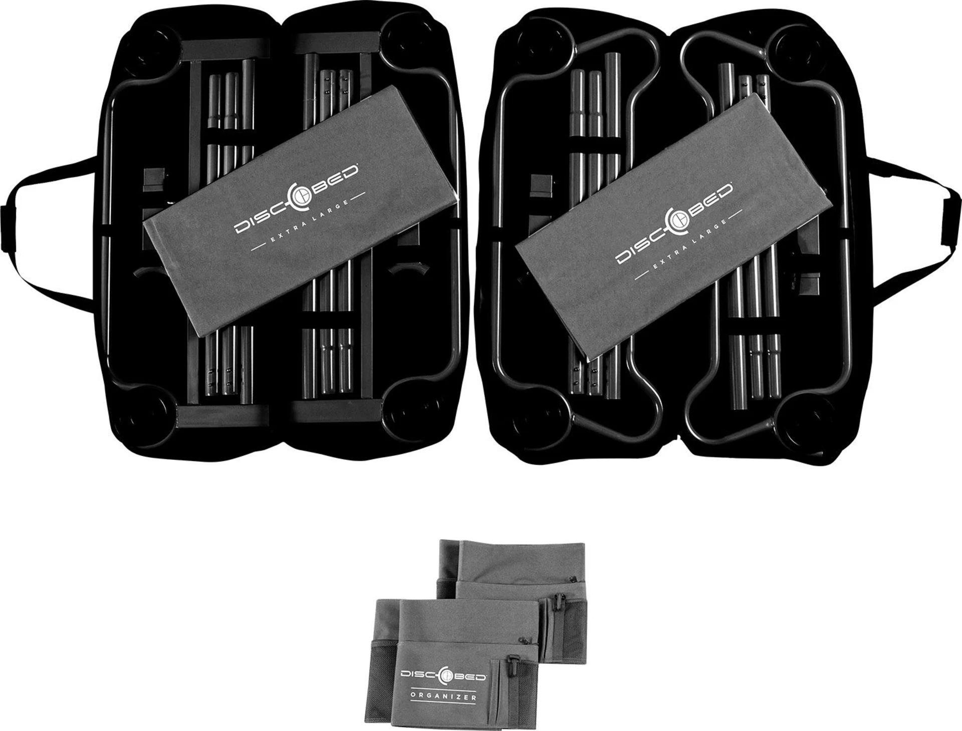 Disc-O-Bed Lit superposé avec poches latérales XL Anthracite