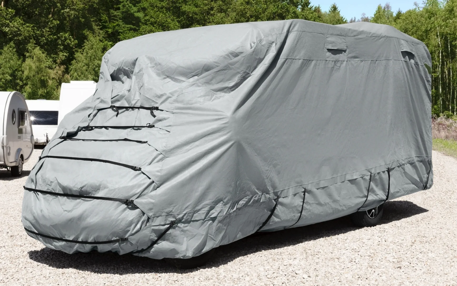 Berger teilintegrierte Wohnmobil Schutzhülle Höhe 250 cm Länge 550 - 610 cm