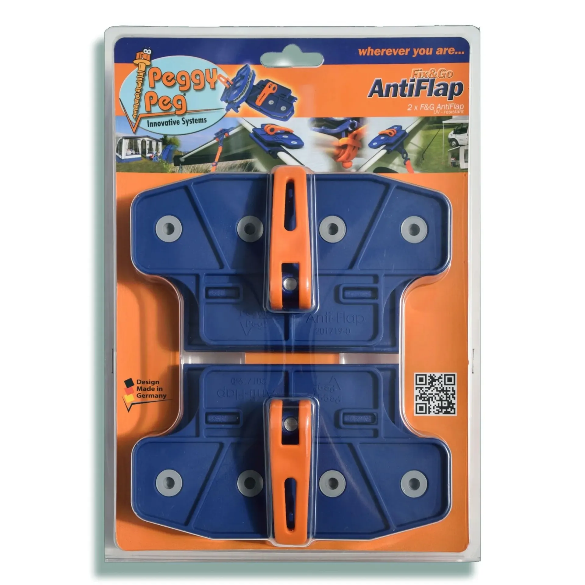 Peggy Peg Fix&Go AntiFlap pince pour store, set de 2 pièces