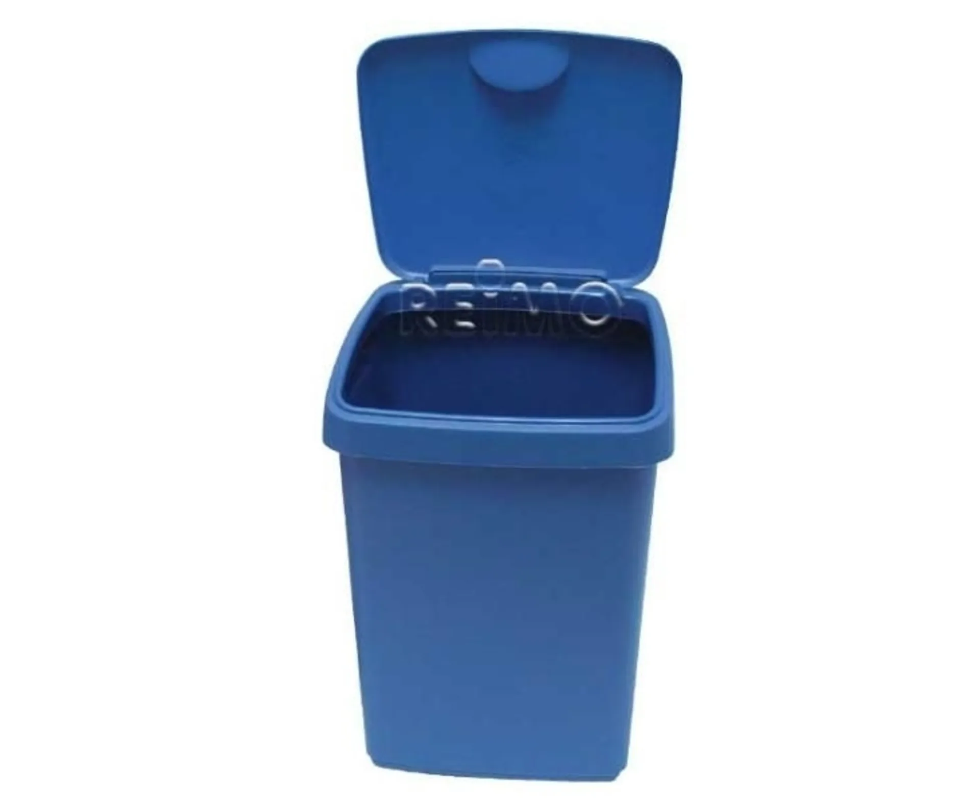 Seau à couvercle rabattable 10L bleu
