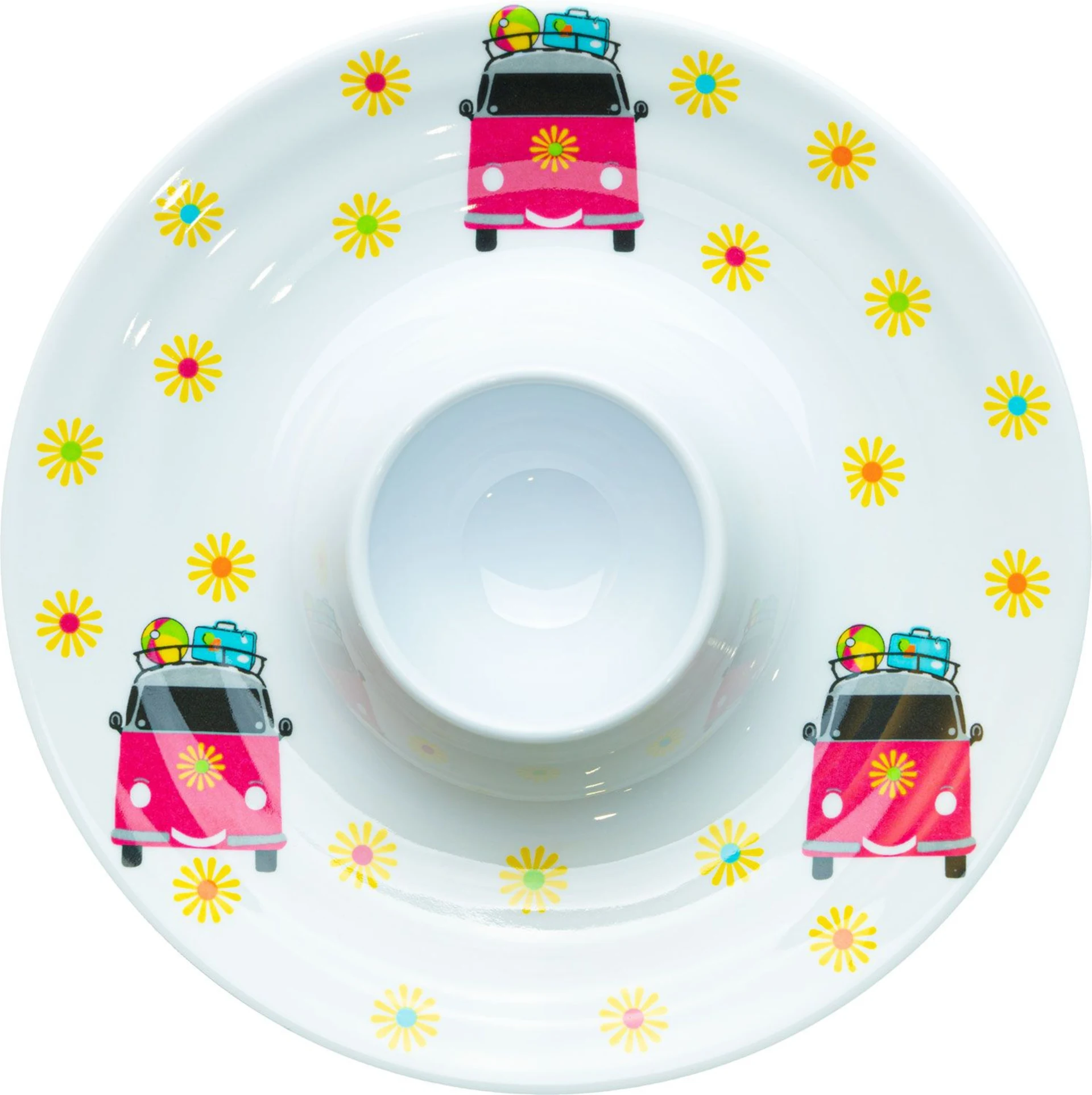 Flamefiled Camper Smiles Eierbecher-Set 4-tlg.