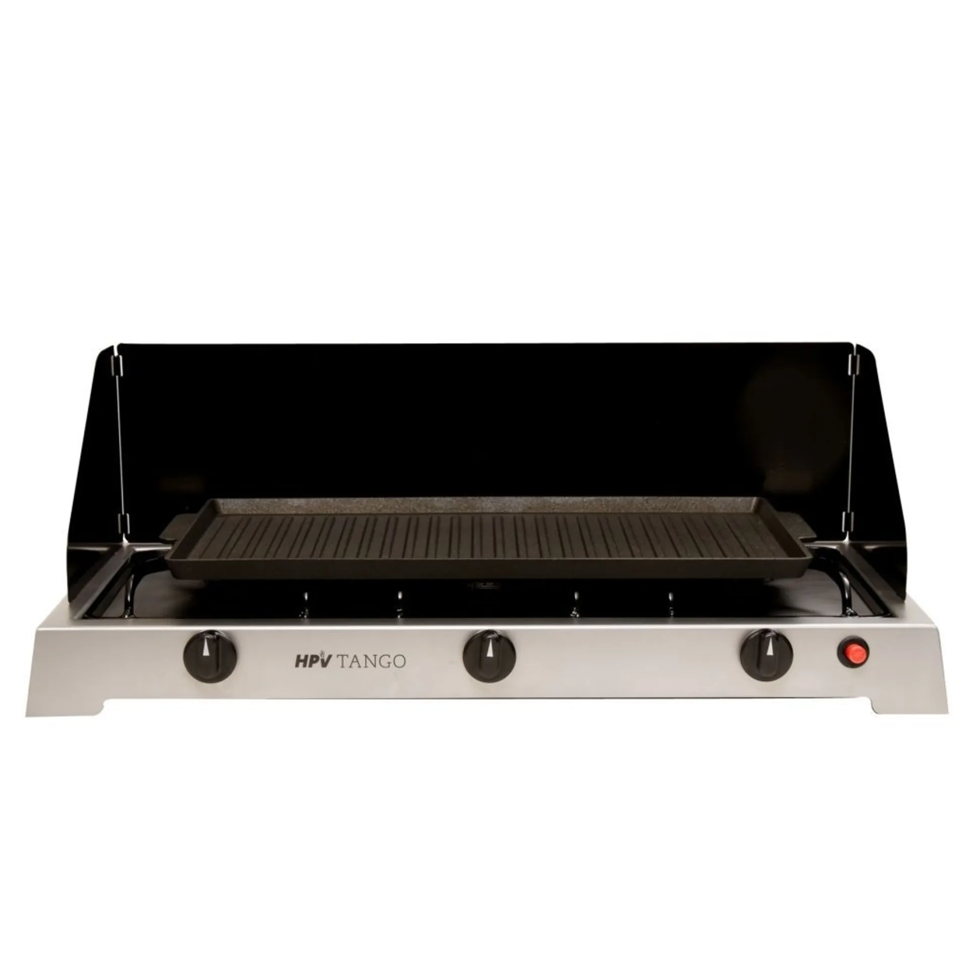 Edelstahl Gaskocher Tango 50 mbar, 3-flammig