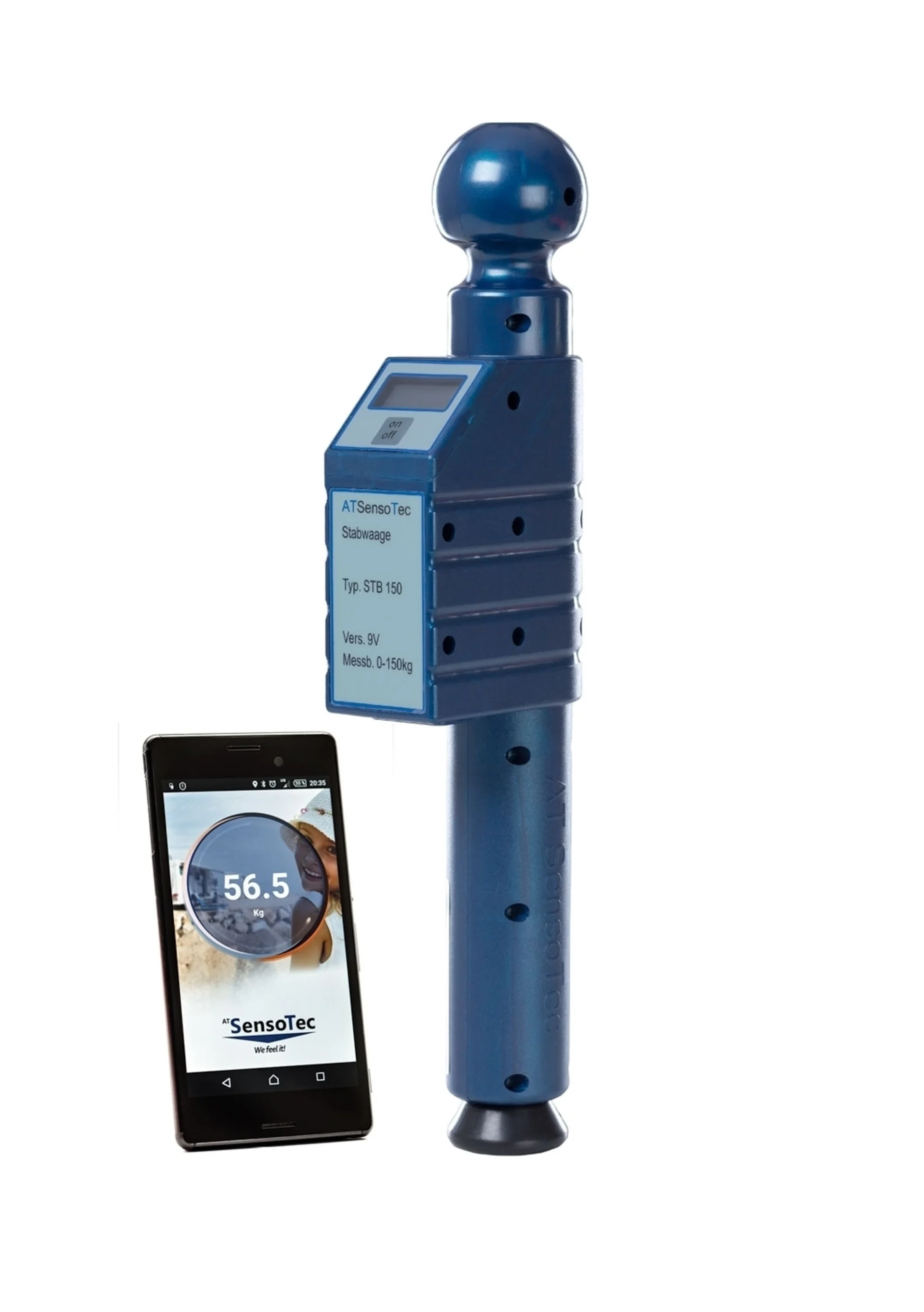 ATSensoTec Digitale Stützlastwaage STB 150 B