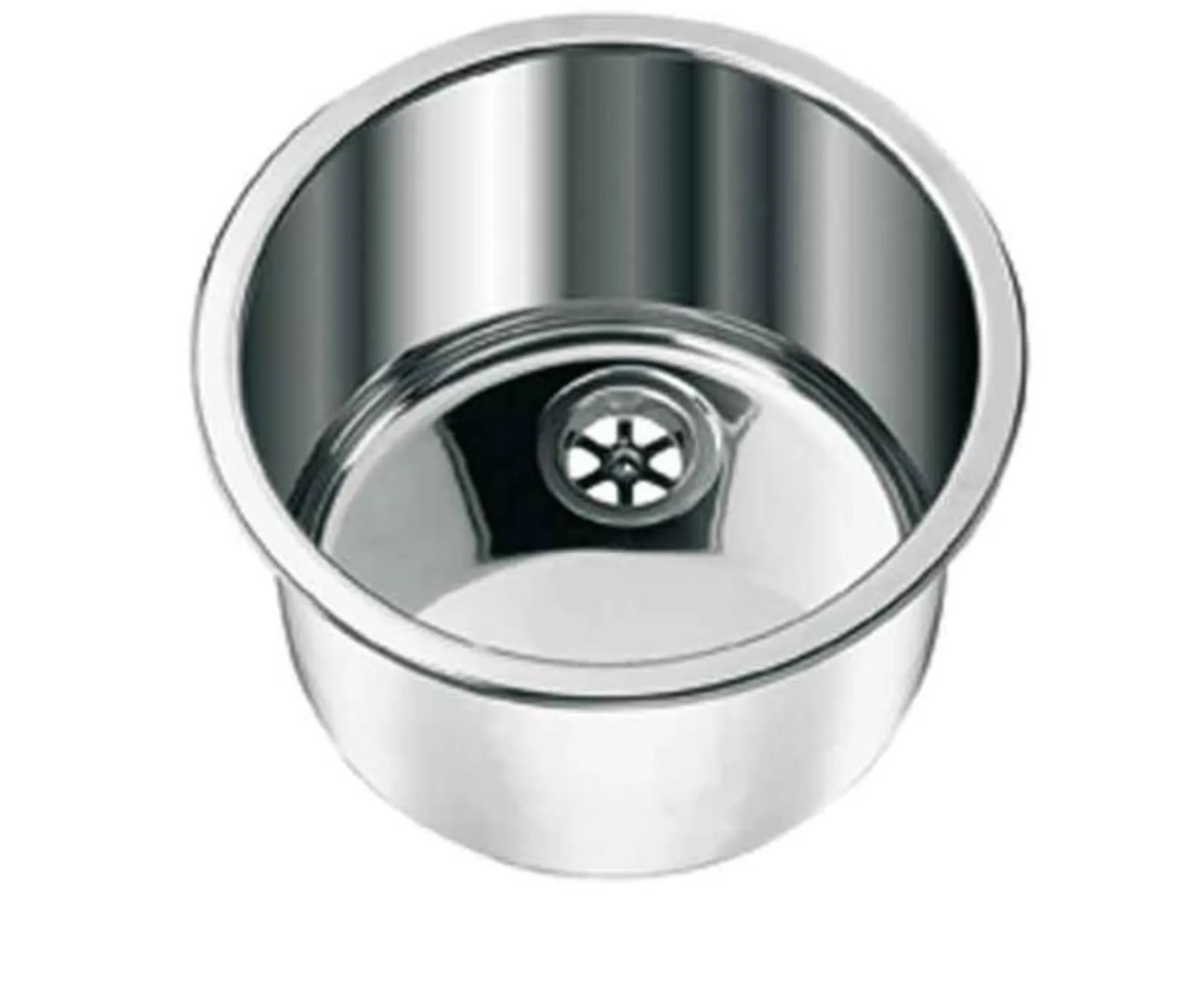 Evier encastré rond en acier inoxydable de 30cm de diamètre et lavabo de haute qualité
