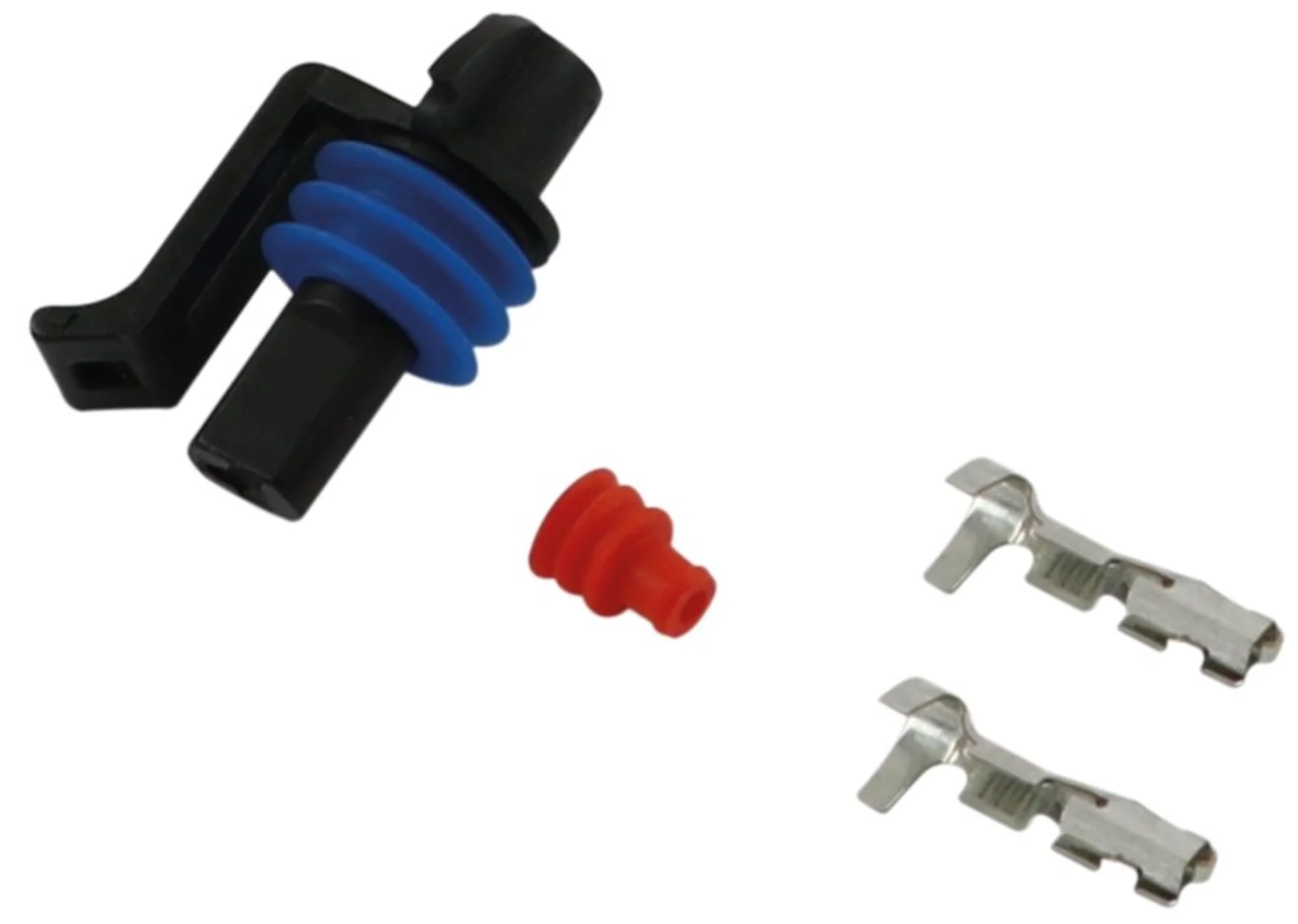 Stecker-Set Metri-Pack 150, 1polig, 1.5mm2 mit Kabelschuhen & Dichtungen