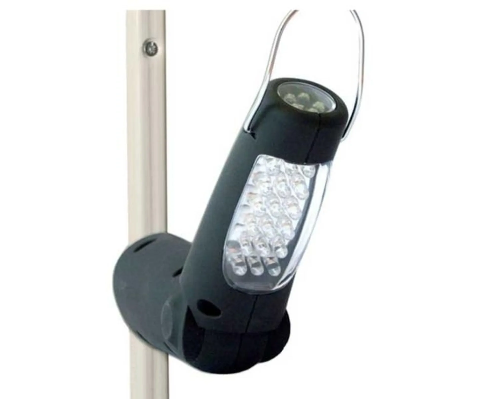 Carbest LED Taschenlampe und Arbeitsleuchte mit Akku und 230V-Ladegerät
