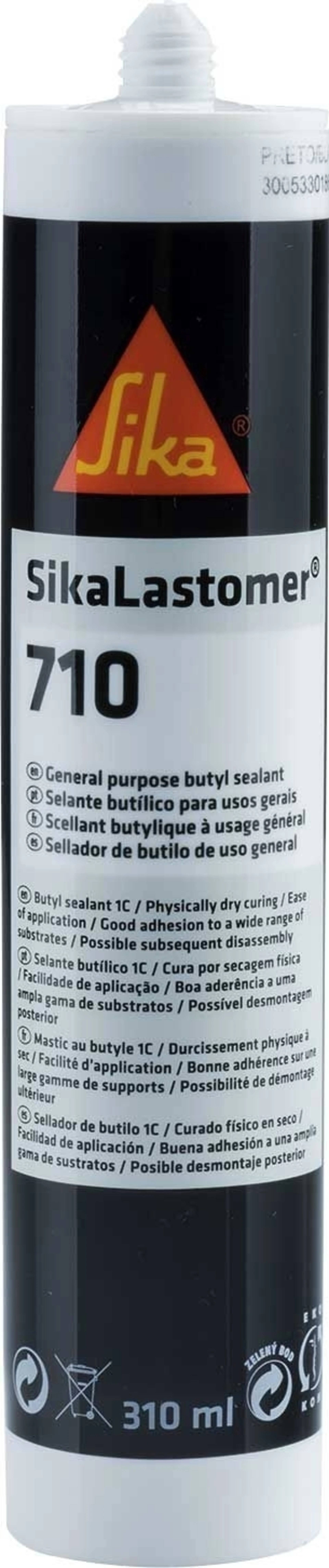 Sika-Butyl SLR 710 mastic d'étanchéité noir 300 ml