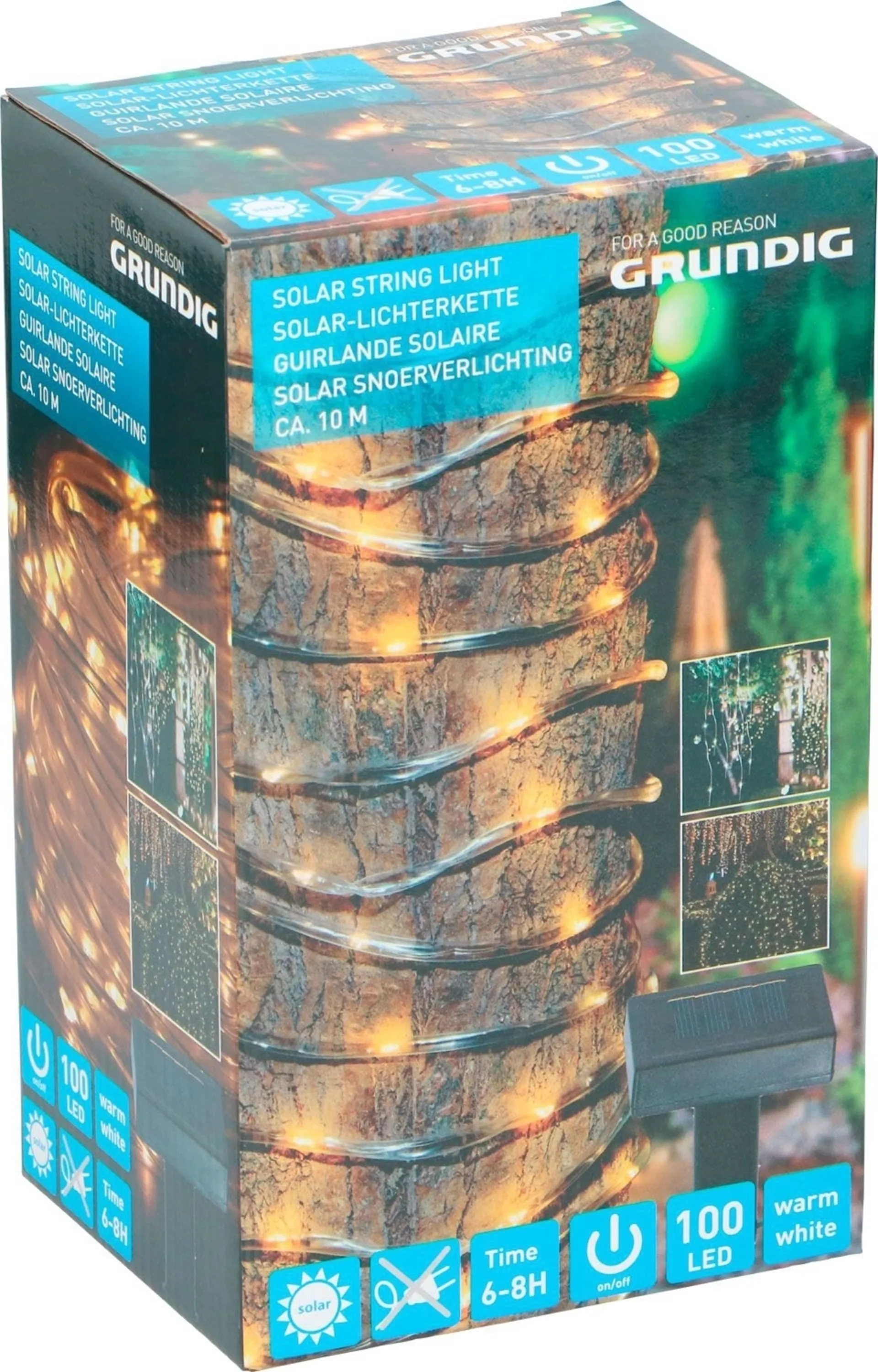 Guirlande lumineuse solaire Grundig 100 LED