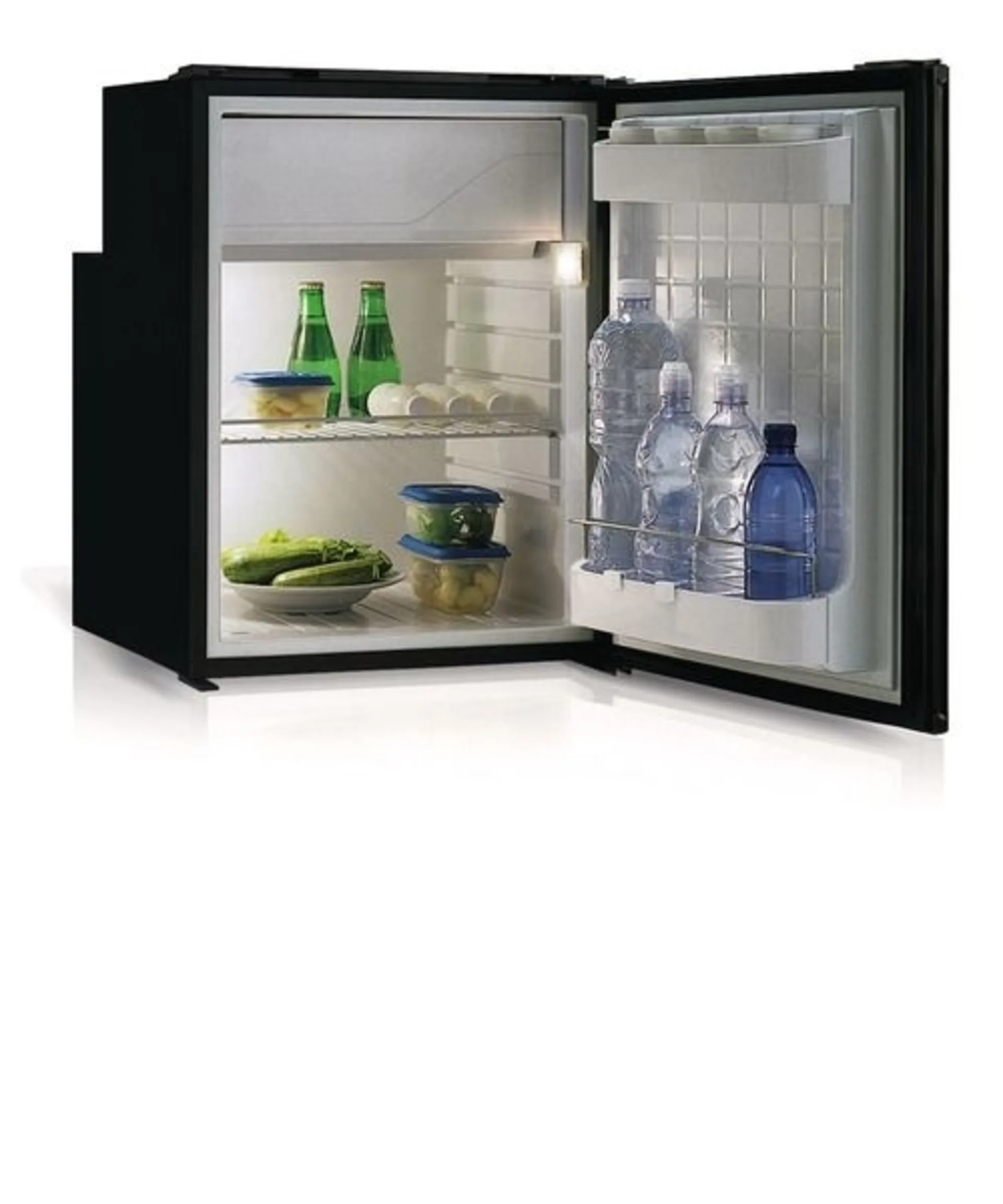 Vitrifrigo C90i Kompressor-Kühlschrank - Grau, 90 Liter mit Airlock-System