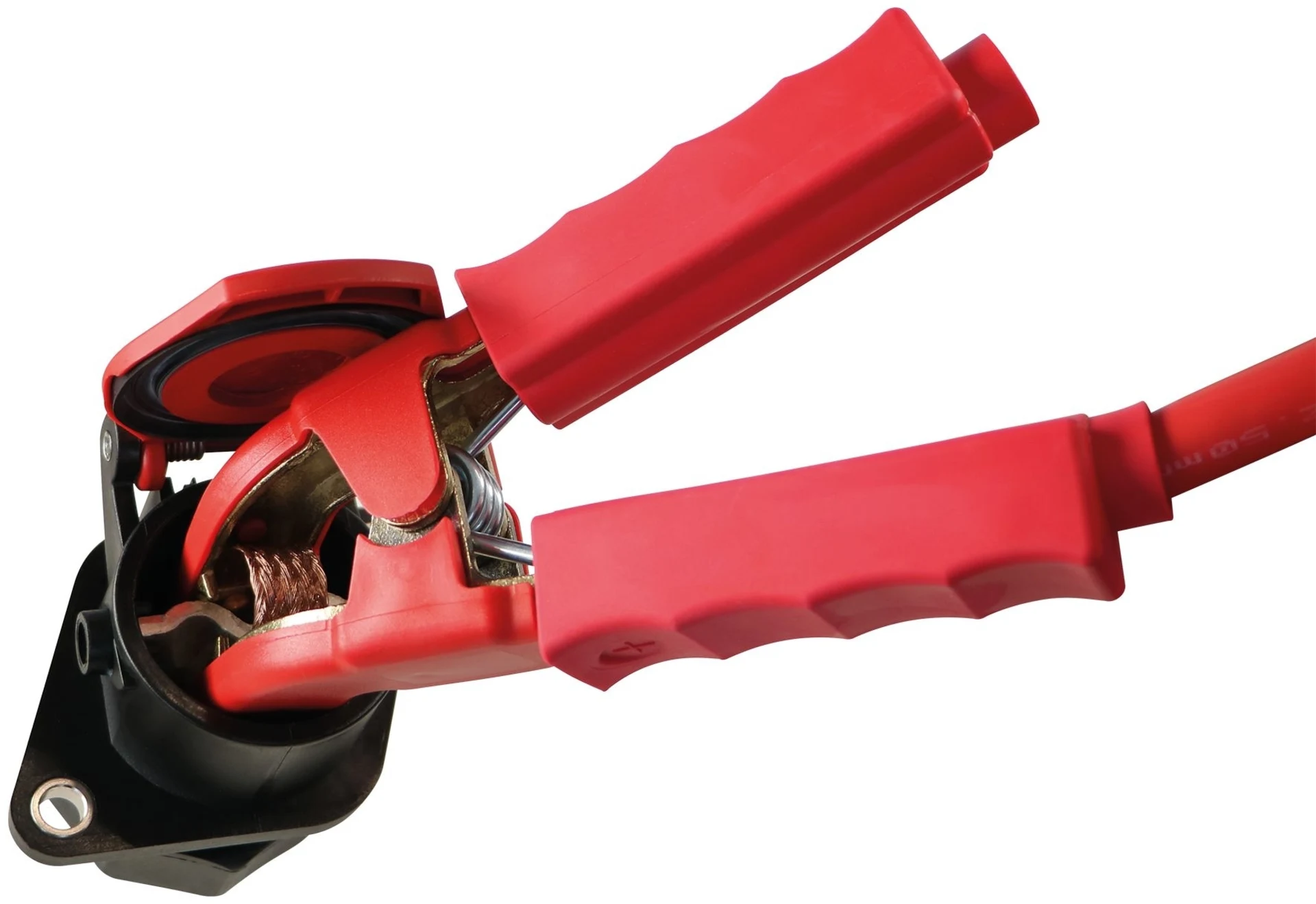 Fremdstartpunkt rot (positiv) M10, ø 20 x 37 mm, Lochabstand 60 mm Fremdstartpunkt rot (positiv) M10, ø 20 x 37 mm, Lochabstand 60 mm