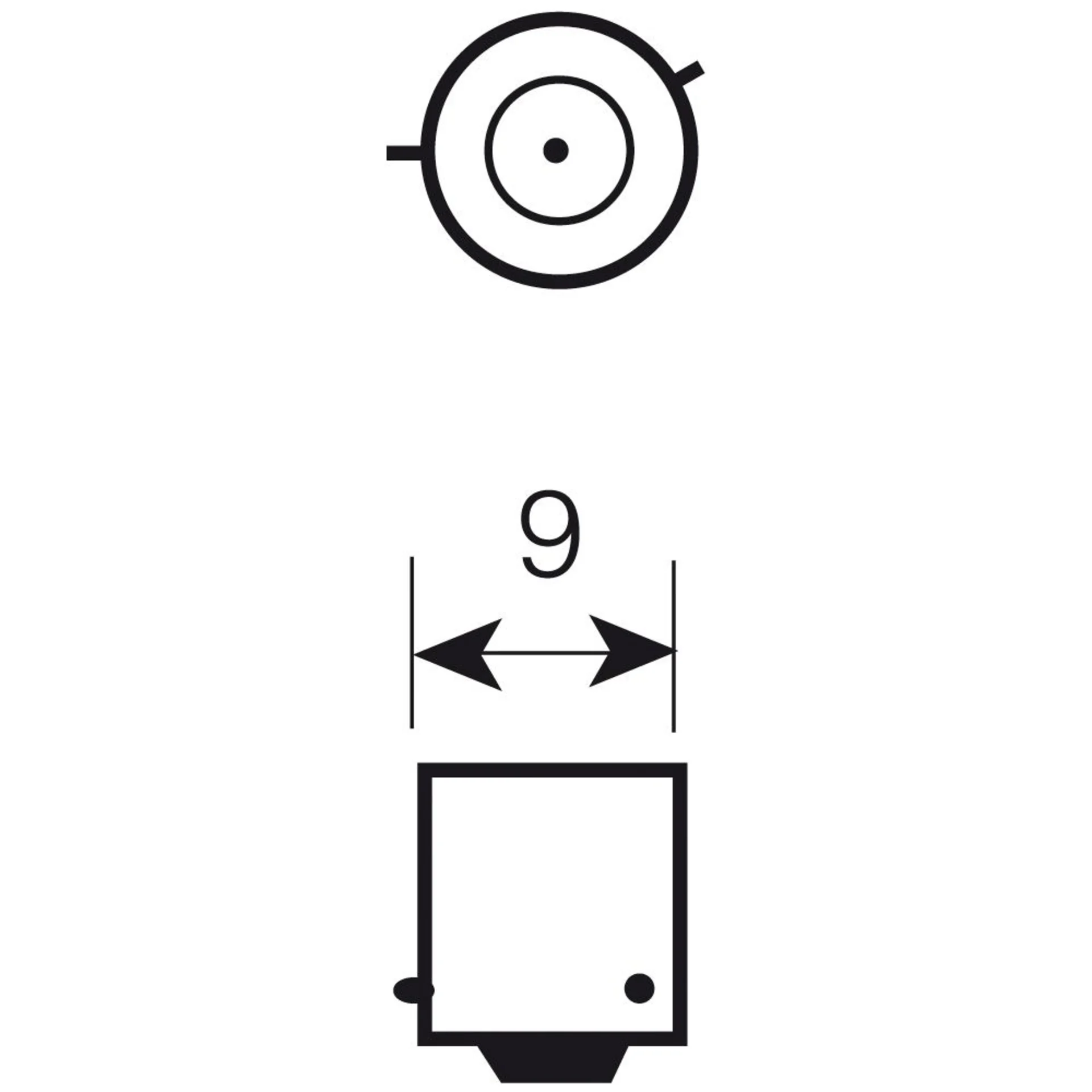 Ampoule halogène Jahn H6W 12V 6W BAX9s