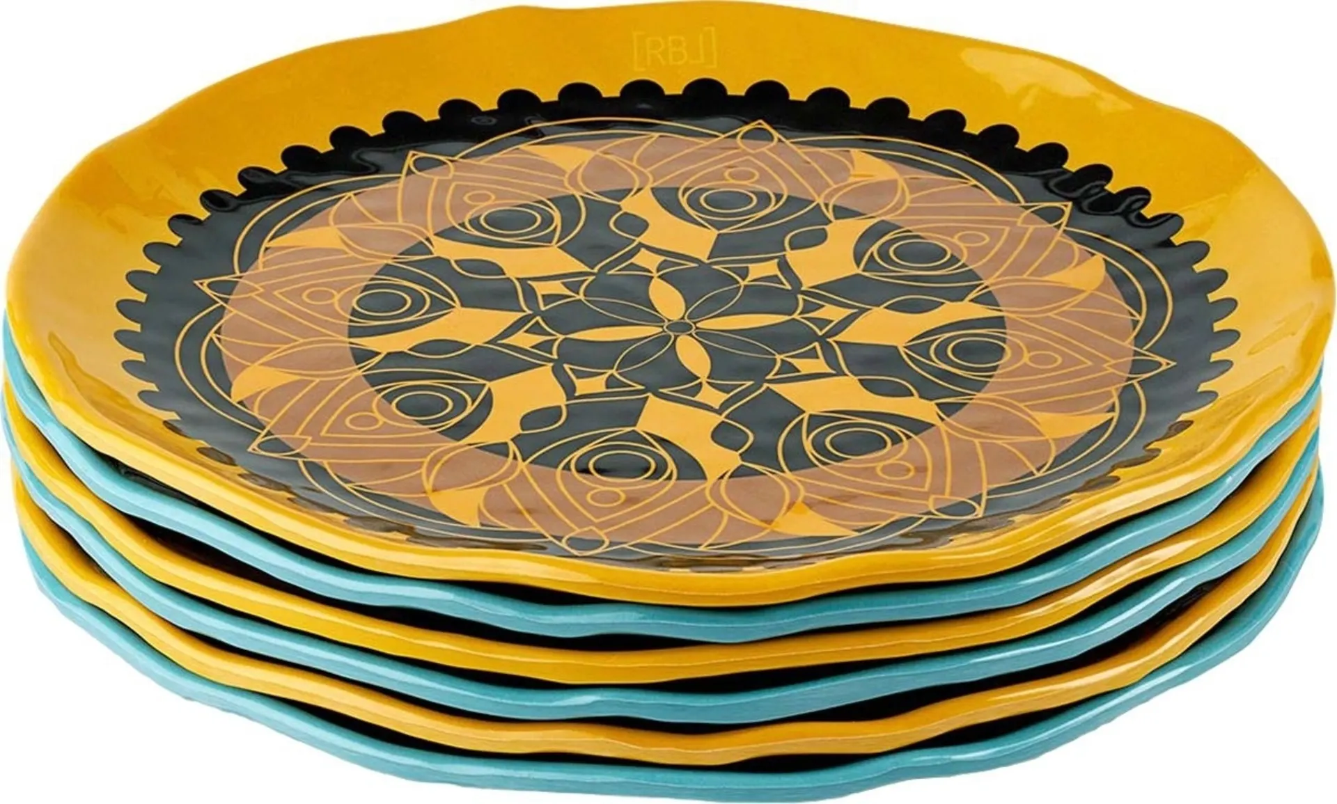 Rebel Outdoor Assiette à dessert 22 cm jaune