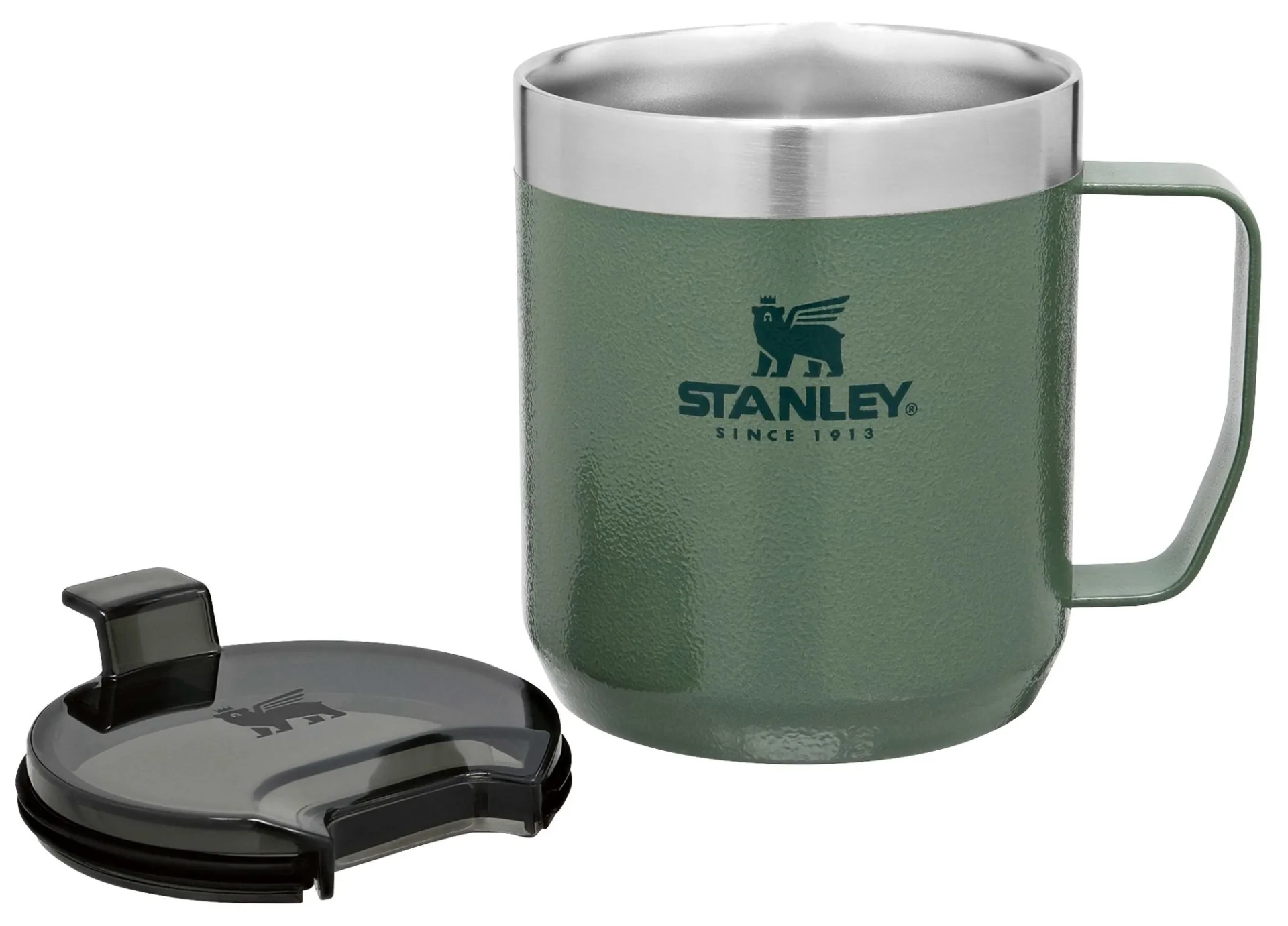 Tasse de camping Stanley Stay-Hot Camp Mug 350 ml, vert « Hammertone »