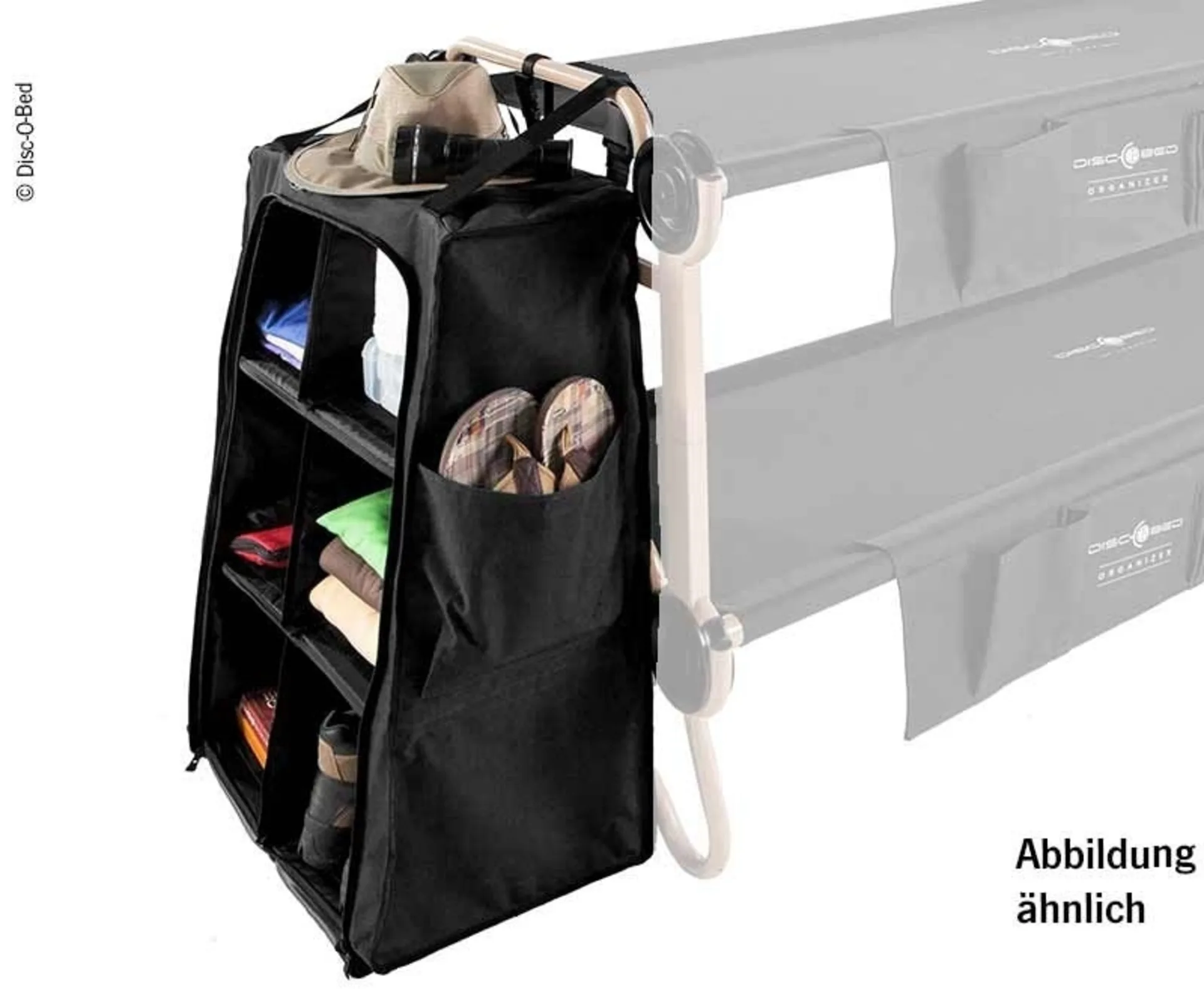 Graue Garderobe für Kids-O-Bunk Bett mit Aufbewahrungstasche