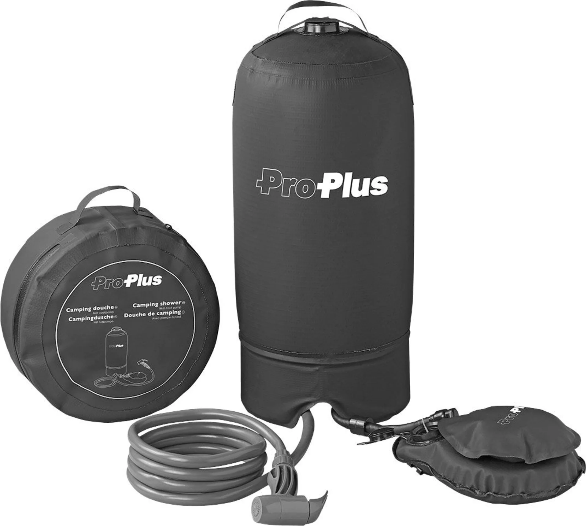 Douche de camping PAT 11 litres avec pompe à pied