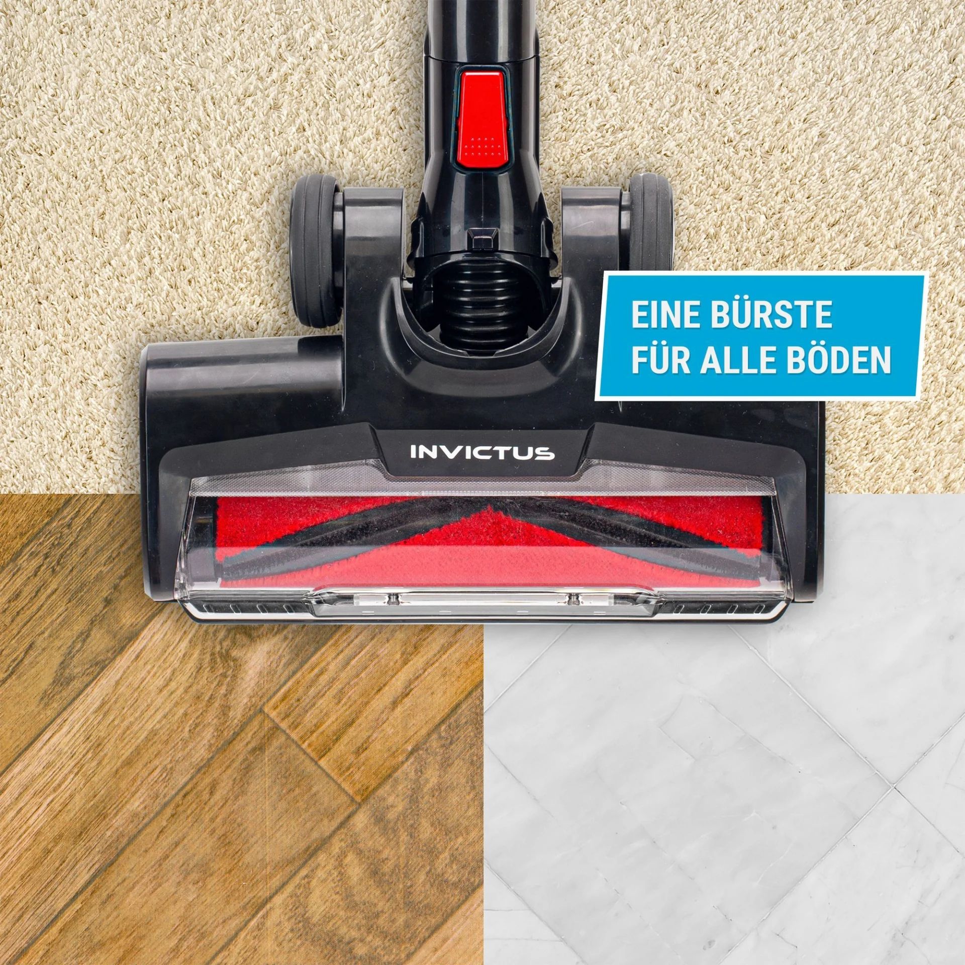 Invictus X9 Aspirateur à batterie y compris mini brosse électrique motorisée 23 pièces