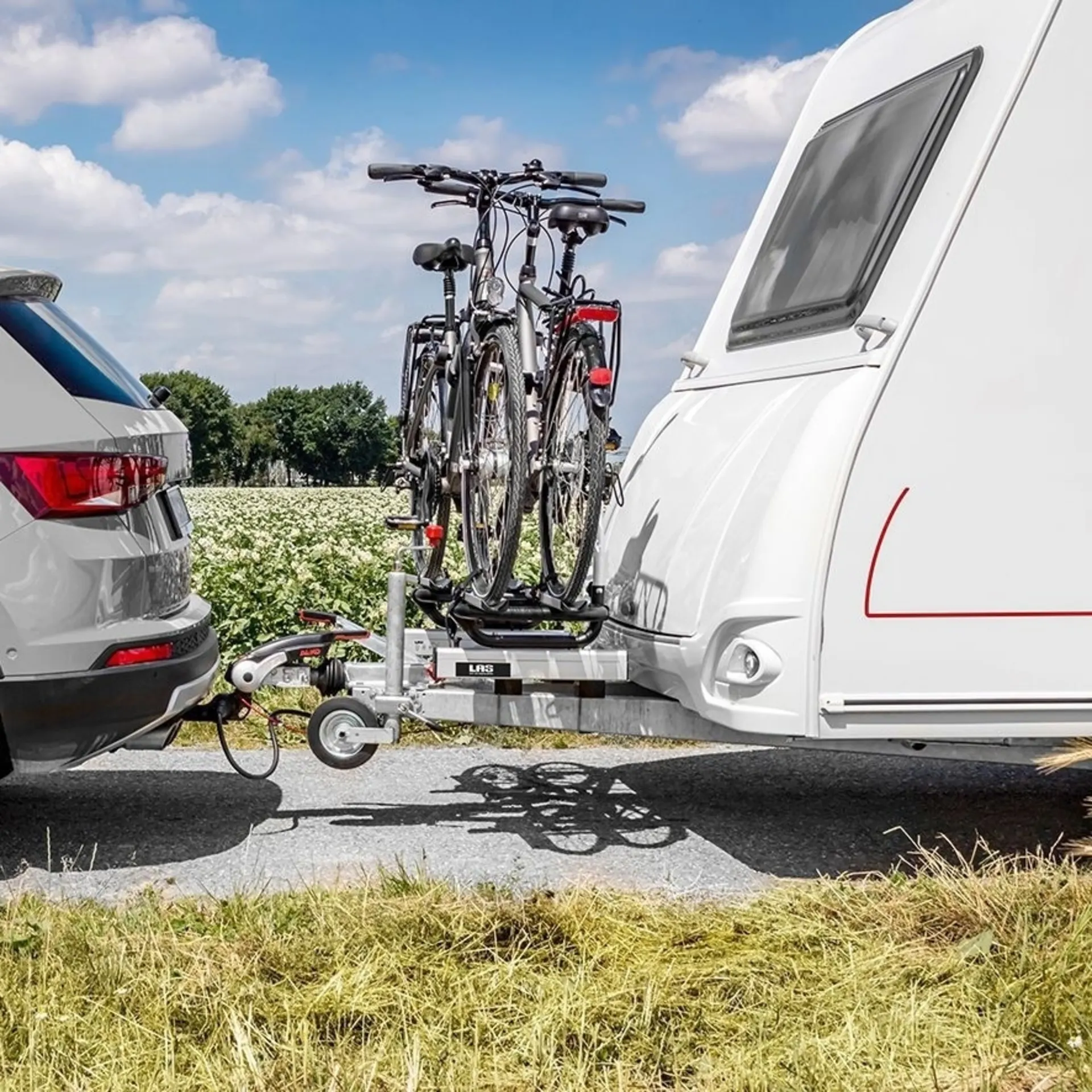 LAS Fahrradträger BC260 für Wohnwagendeichsel, 2 Räder