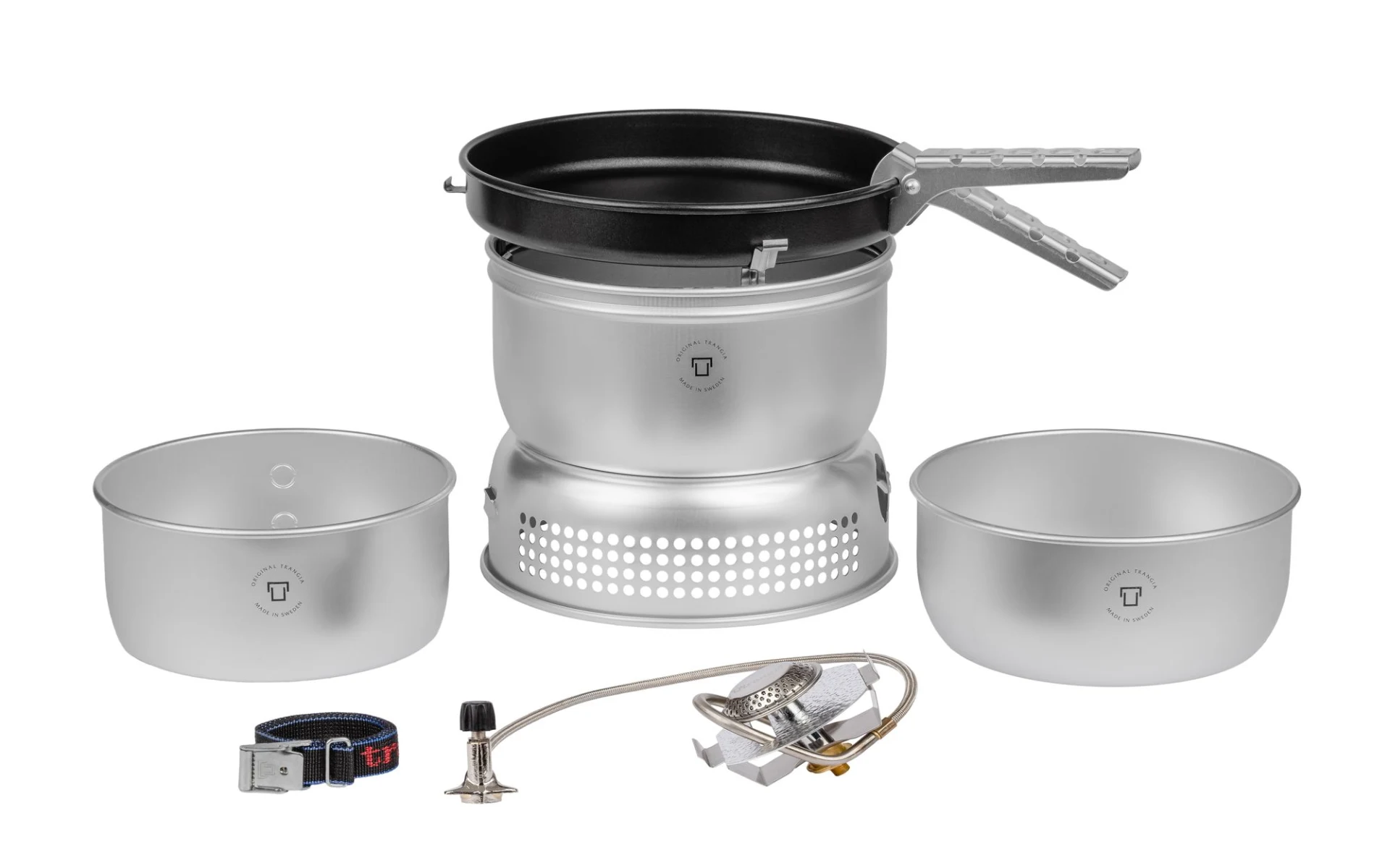 Trangia Trangiakök 25 - 3 UL Campingkochset 3- teilig mit Gasbrenner Set 5