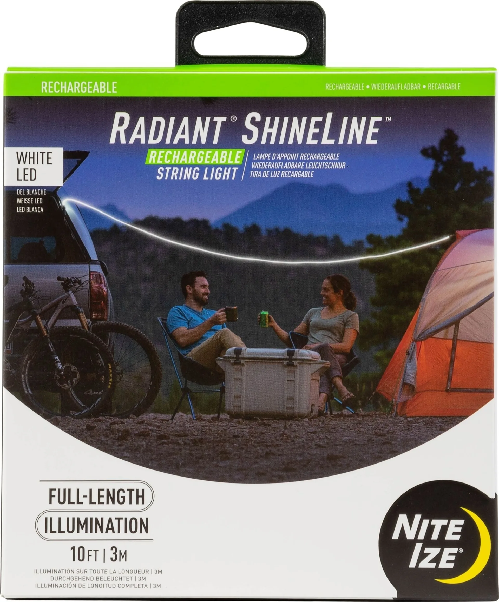 Nite Ize Radiant Rechargeable ShineLine - Blanc/Blanc LED