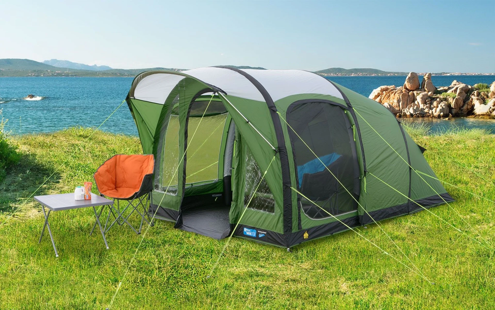 Kampa Brean AIR 3 aufblasbares Tunnelzelt