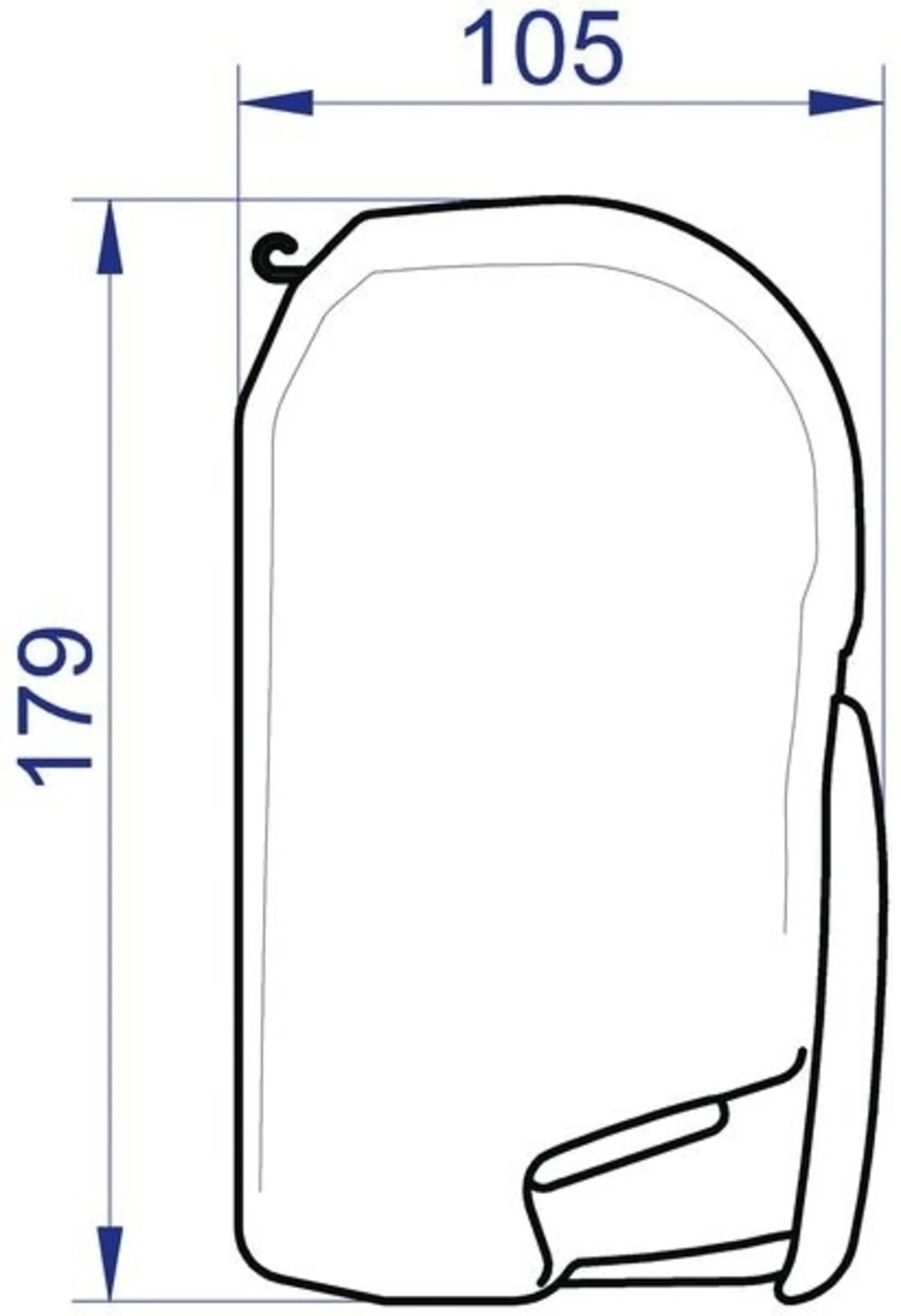 Thule Omnistor 8000 Wandmarkise 5.5m Anthrazit mit Mystic Grey Tuch und 230V EM Motorkit