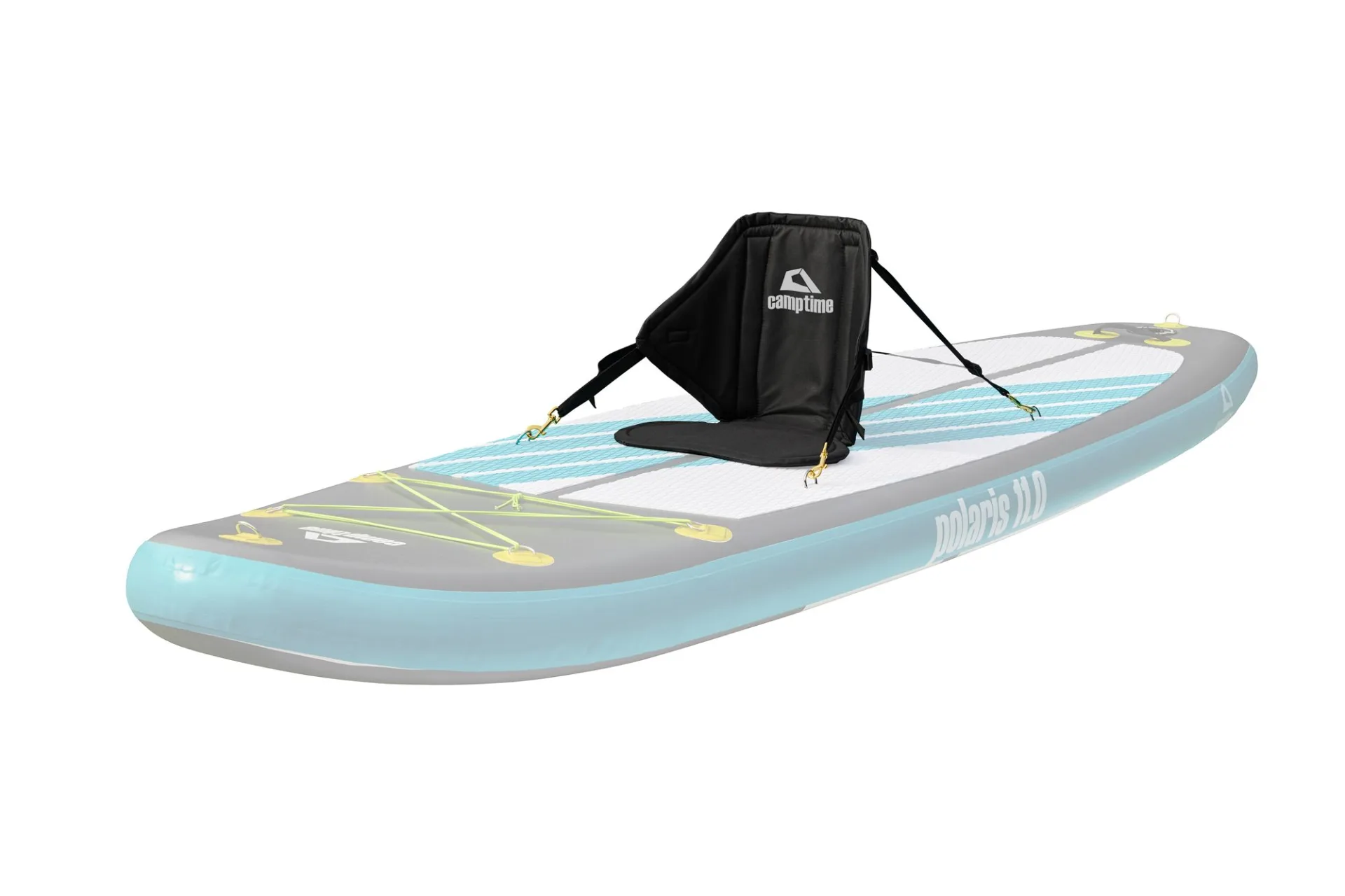 Camptime Polaris 11.0 SUP Set planche de stand up paddling gonflable avec pagaies et pompe à air incluses