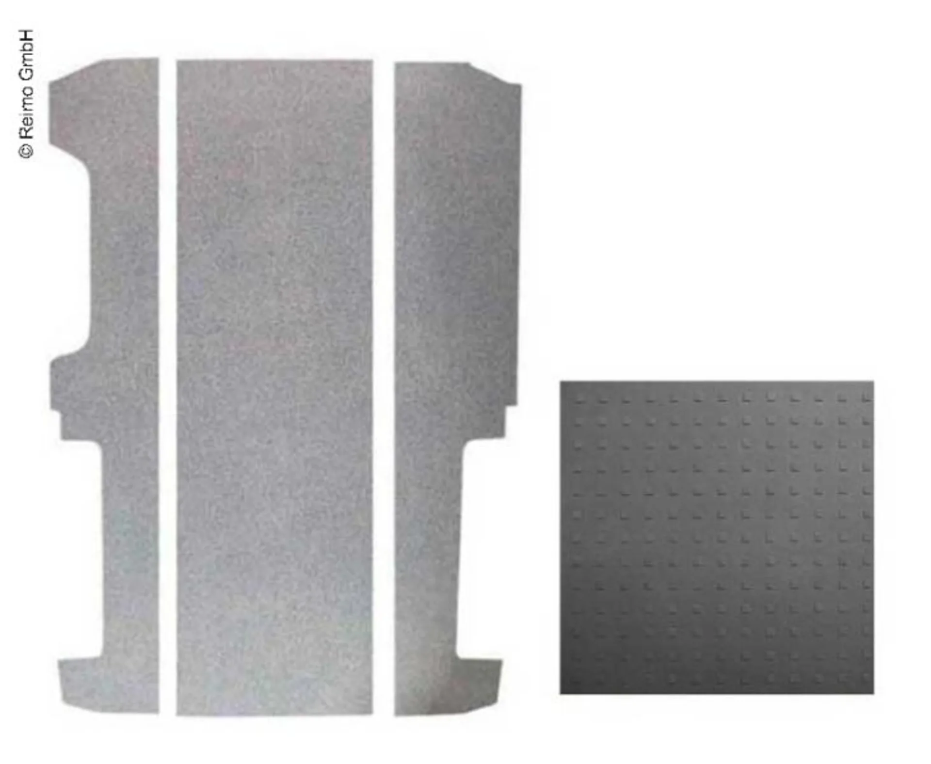 Bodenplatte VW T6/T5 KR V3000 3-teilig, 997 mm Dekor Quad VW Einstiegsleiste
