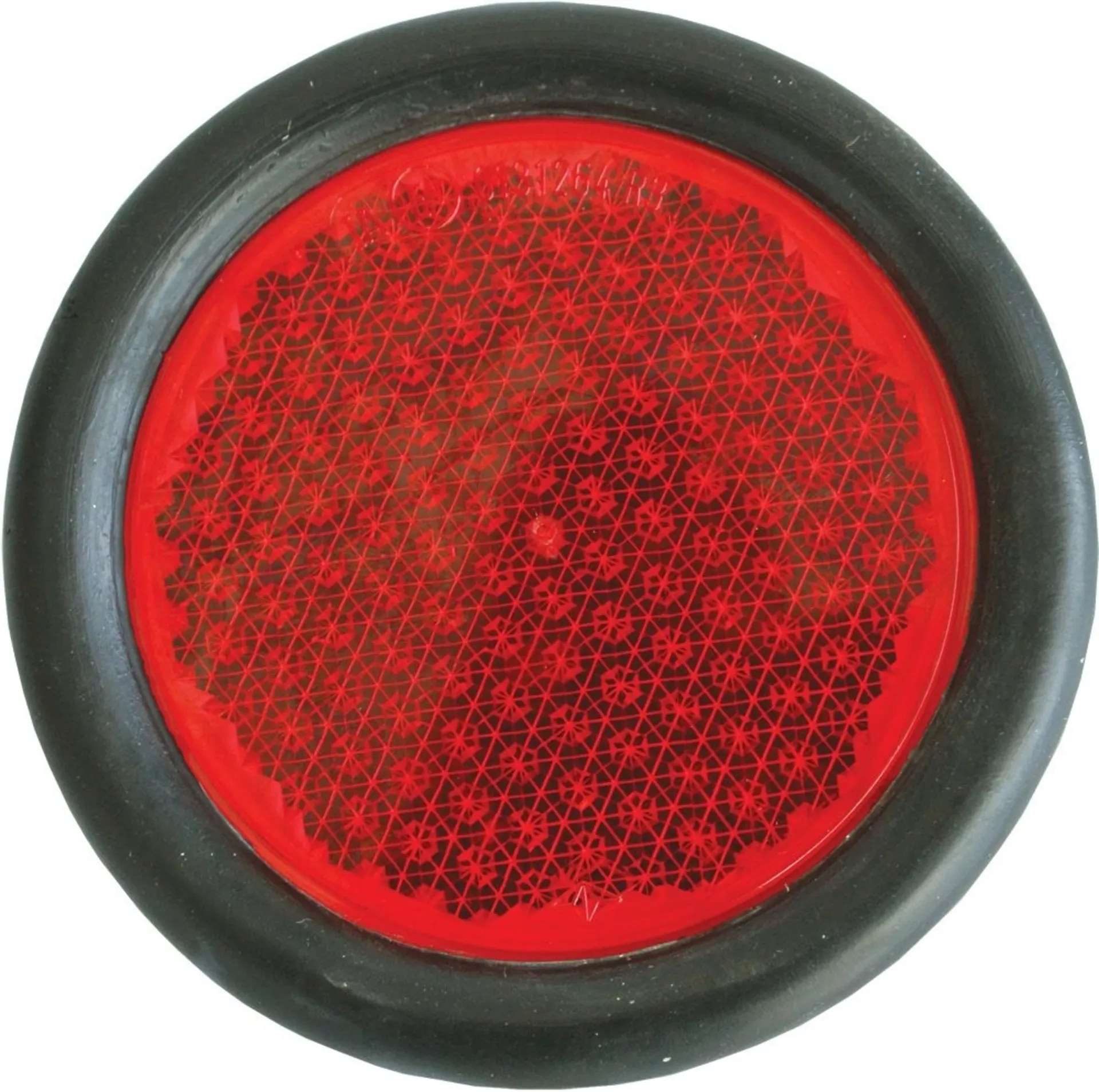 WEGU Rückstrahler rund. rot. 80mmø ø 80mm Schrauben 2 x M6 x 25mm