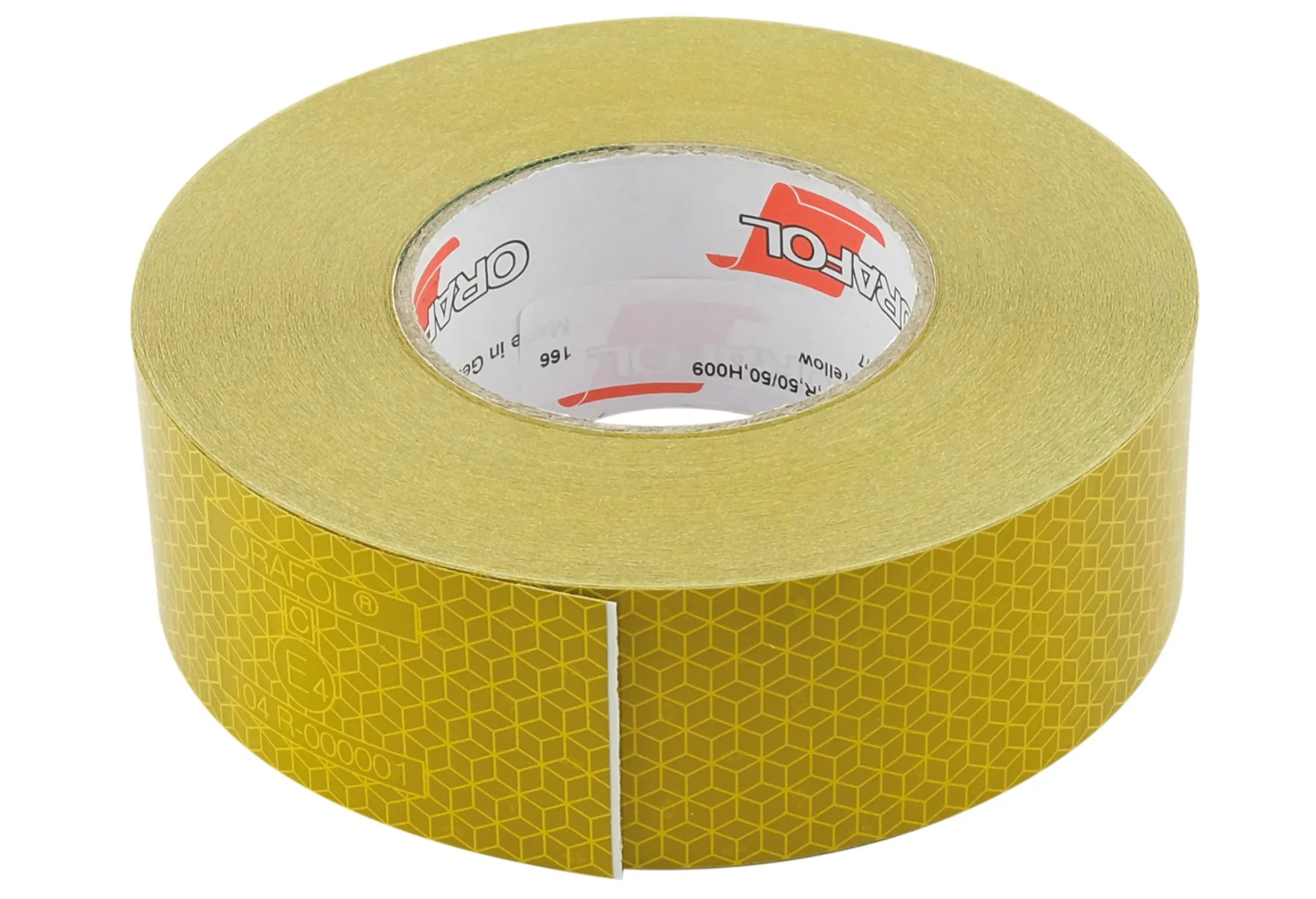 1 rouleau de 50m de ruban de marquage Orafol jaune 1 rouleau de 50m de ruban de marquage Orafol jaune