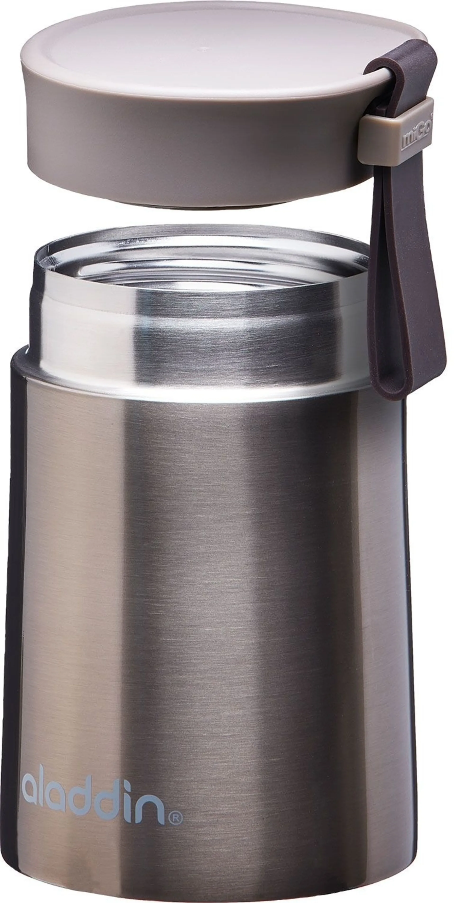 Aladdin Enjoy Thermavav Lunch Edelstahl Thermobecher 0,4 Liter Silber