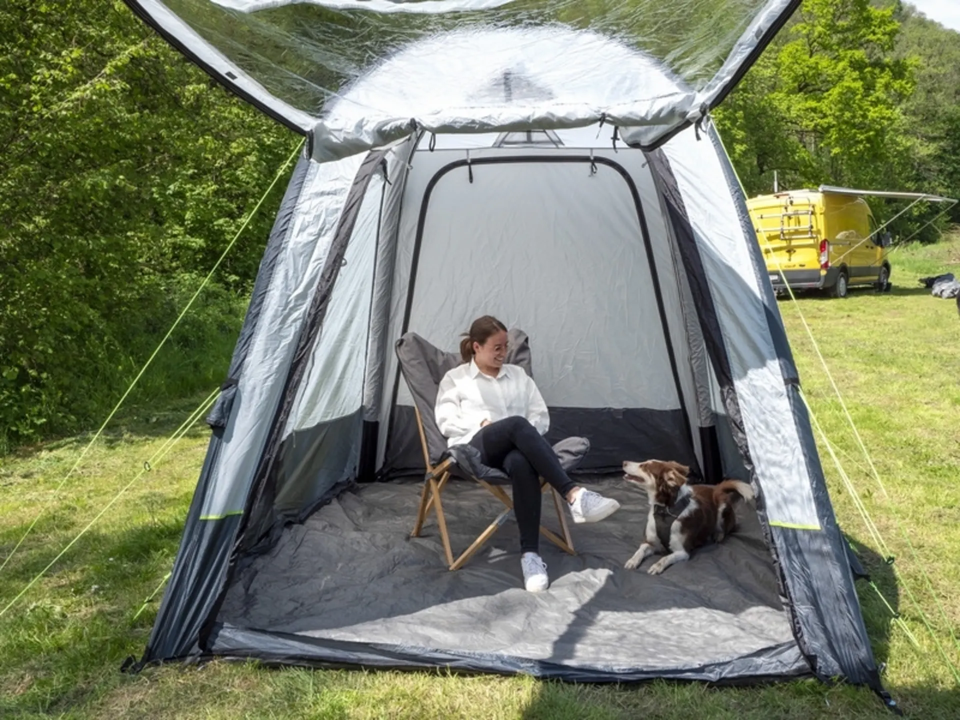 Tente arrière universelle Uni Van Air pour bus