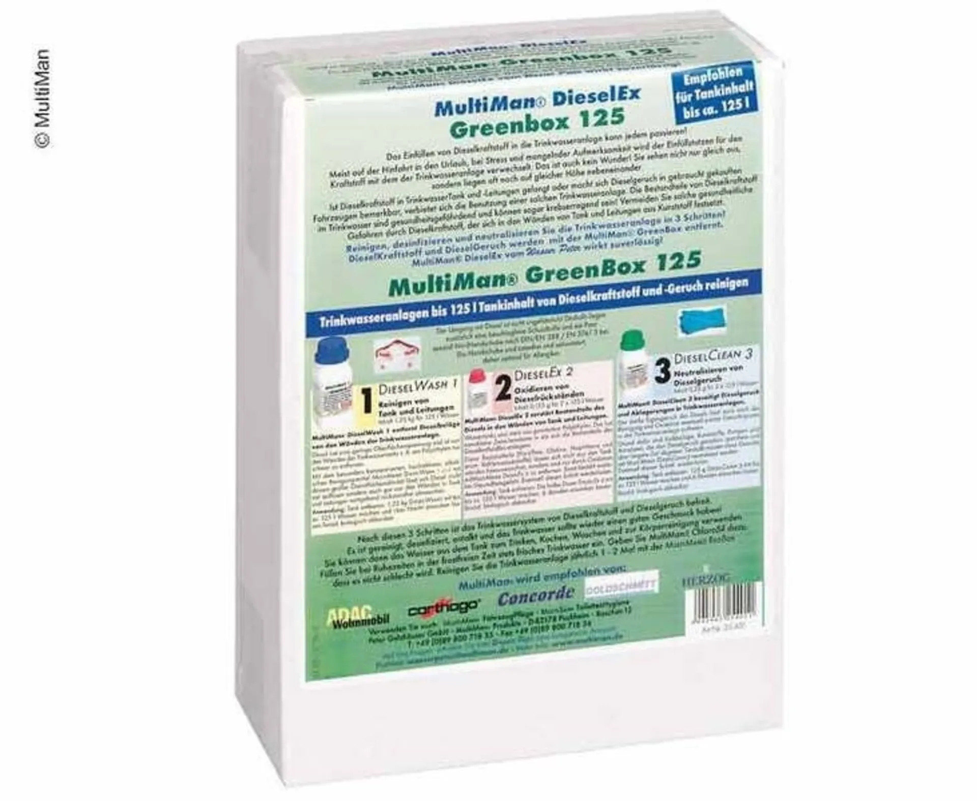 Sanierung und Regeneration von Trinkwasseranlagen mit Dieselverunreinigung - MultiMan GreenBox 125