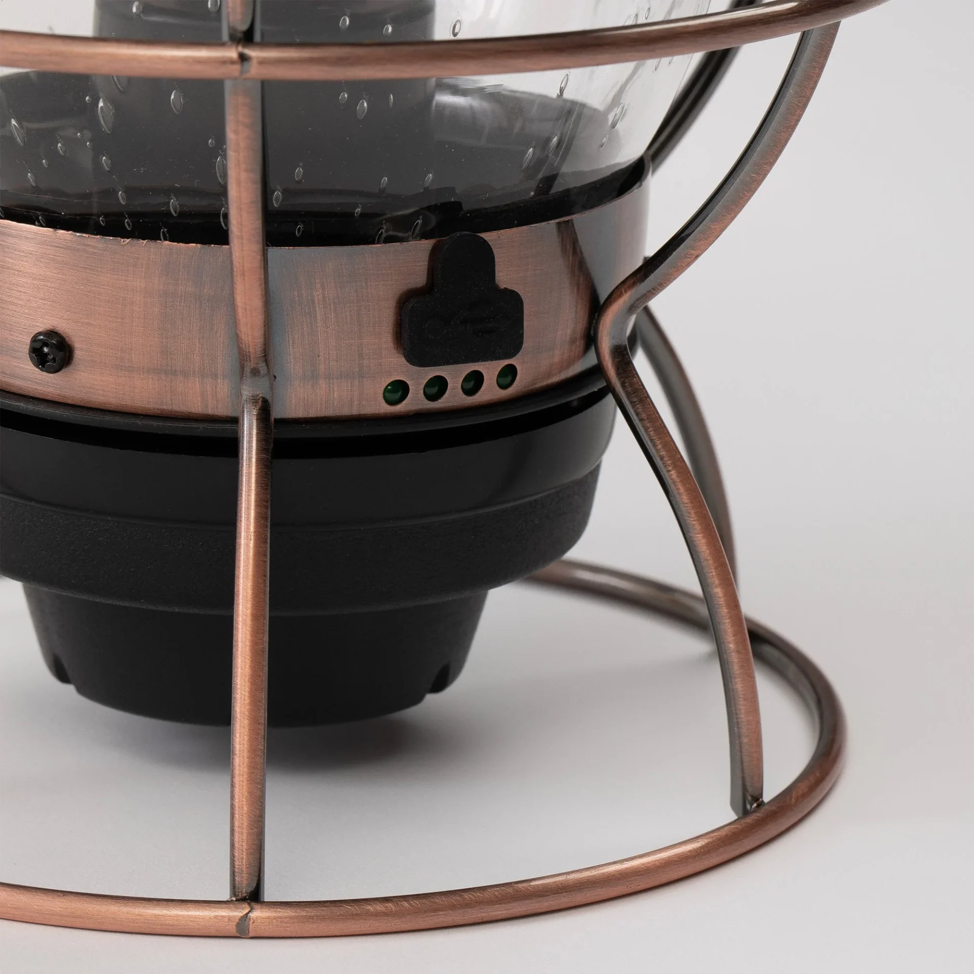 Barebones Railroad Lantern antique bronze